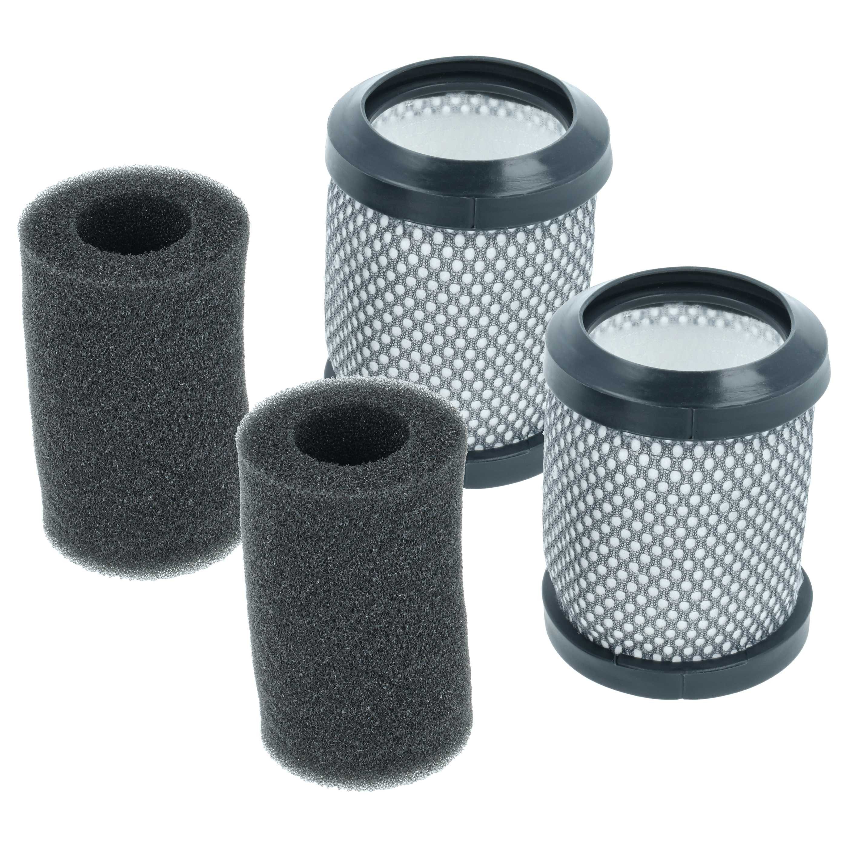 vhbw Abluftfilter passend für Hoover HF1P, HF1H, HF122UDD001 Staubsauger, Zubehör für Hoover HF1P HF1H HF122UDD001