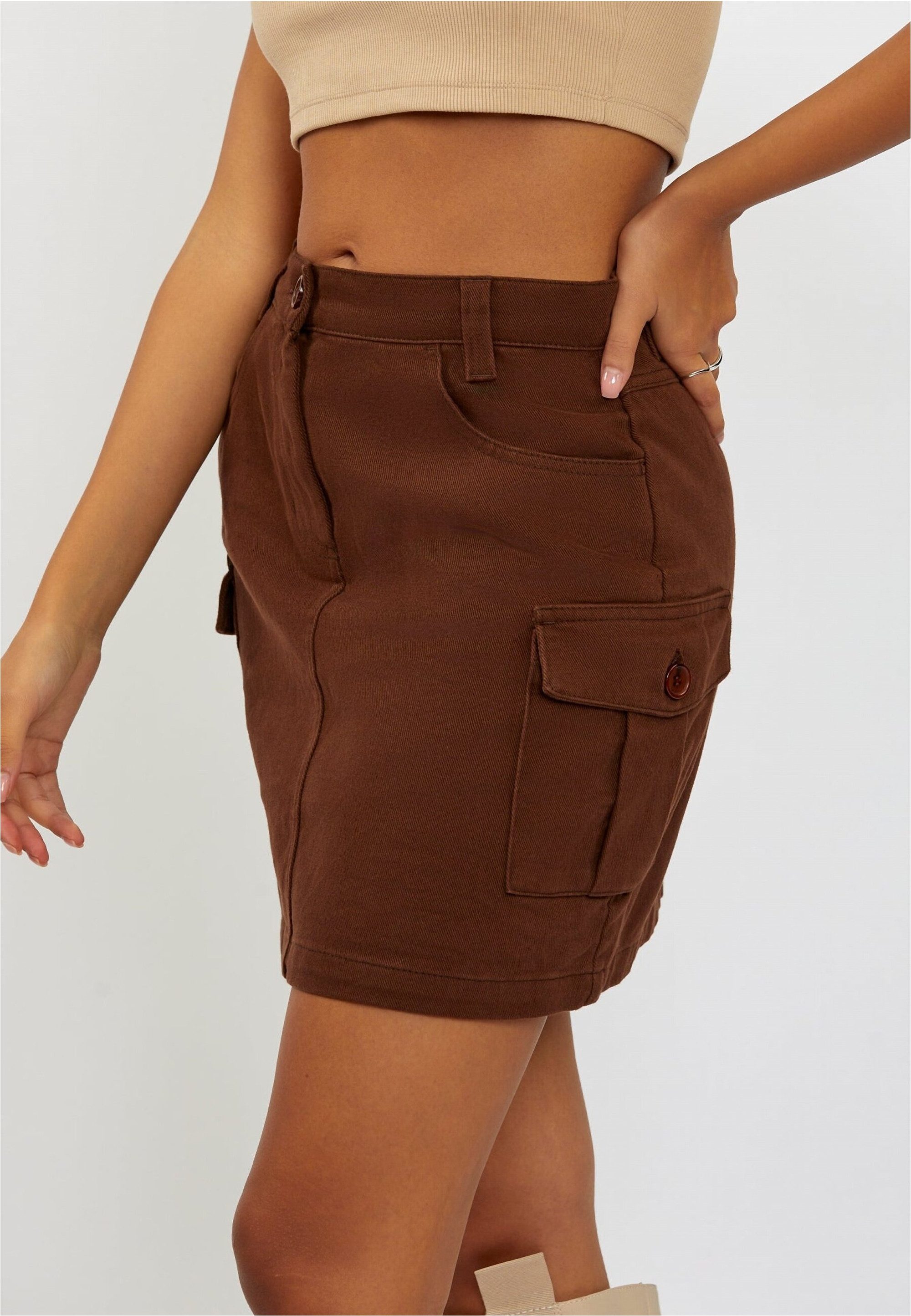 freshlions Sommerrock Pina mit aufgesetzten Taschen günstig online kaufen