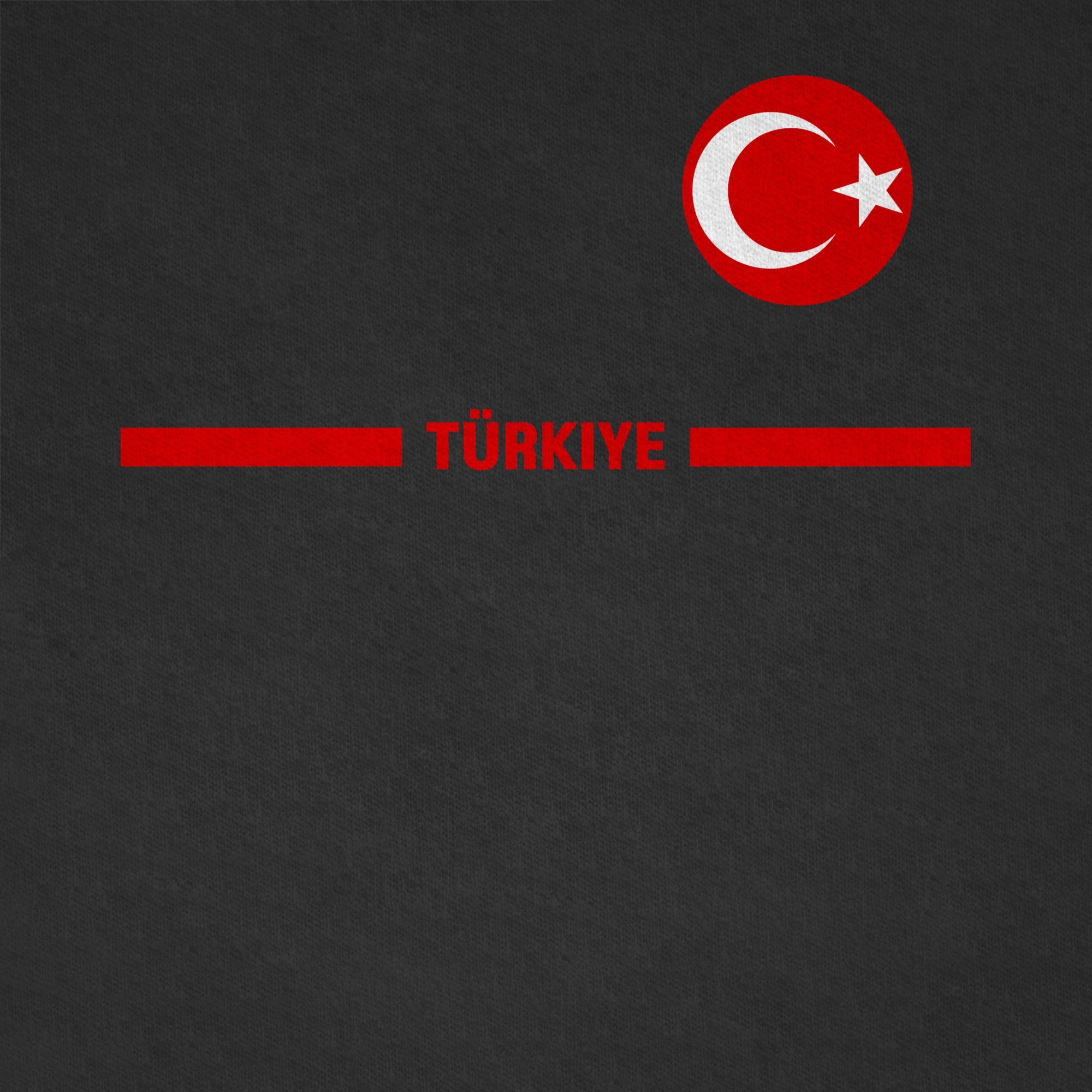 Shirtracer T-Shirt Türkei Trikot Wappen, Türkiye mit Stolz, Türkisches Fan-Motiv (1-tlg) 2026 Fussball WM Fanartikel