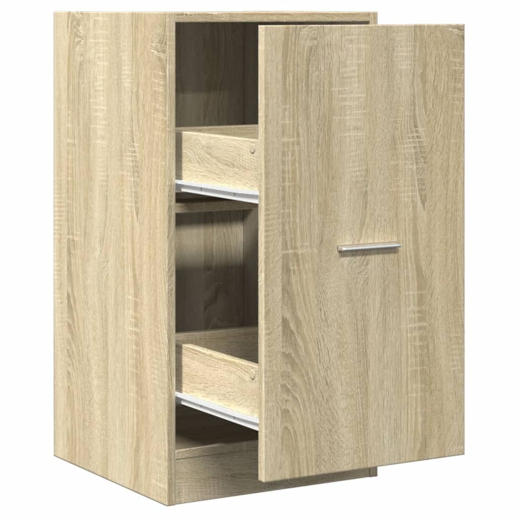 vidaXL Apothekerschrank 40 x 41 x 775 cm Aktenschrank Apothekerschrank Sonoma Eiche 40x41x77 c