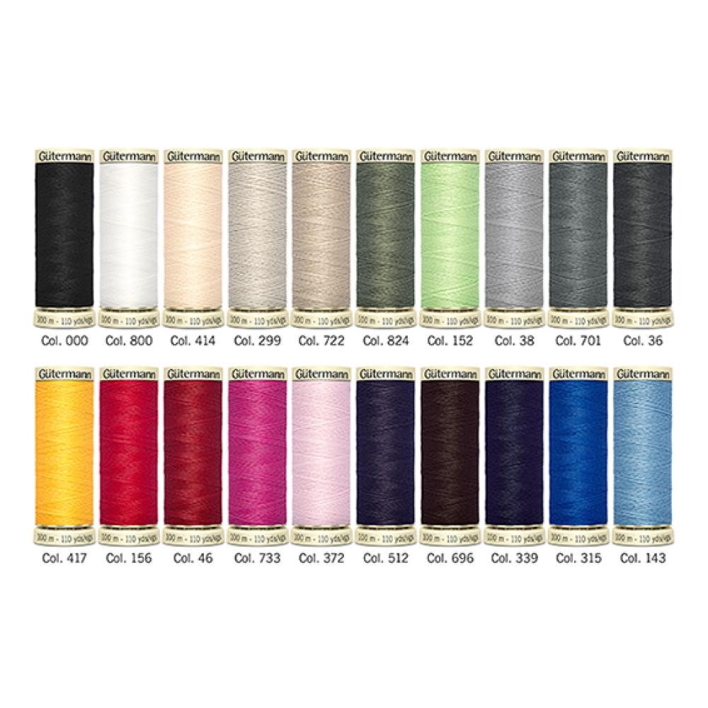 Gütermann Gütermann Nähfaden-Set Allesnäher 20x100m Col.1 Nähgarn – Bild 2 von 2