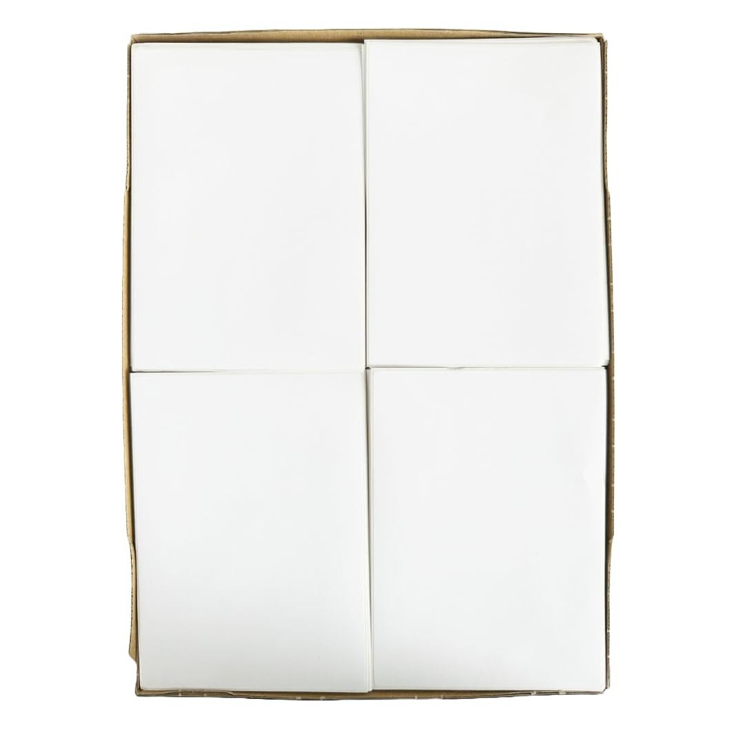 Eurotone Tonerkartusche Etiketten, 105x148mm, matt weiß, 2000 Stück DIN A6, permanent…, (Einzelpack, 1-St), Kompatibel, sofort einsatzbereit