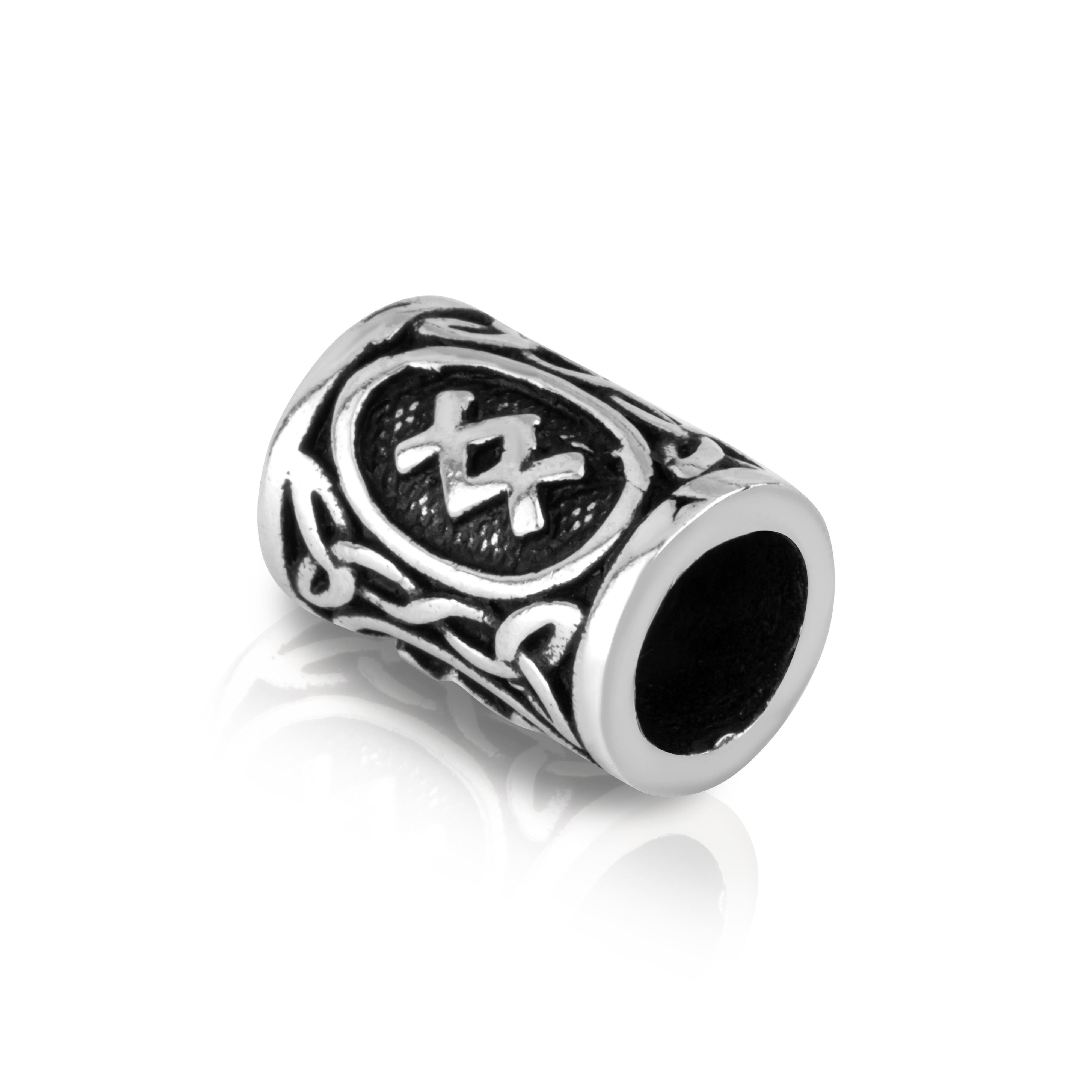 Diadem INGWAZ - 925 Sterling Silber Futhark Bartperle Ger