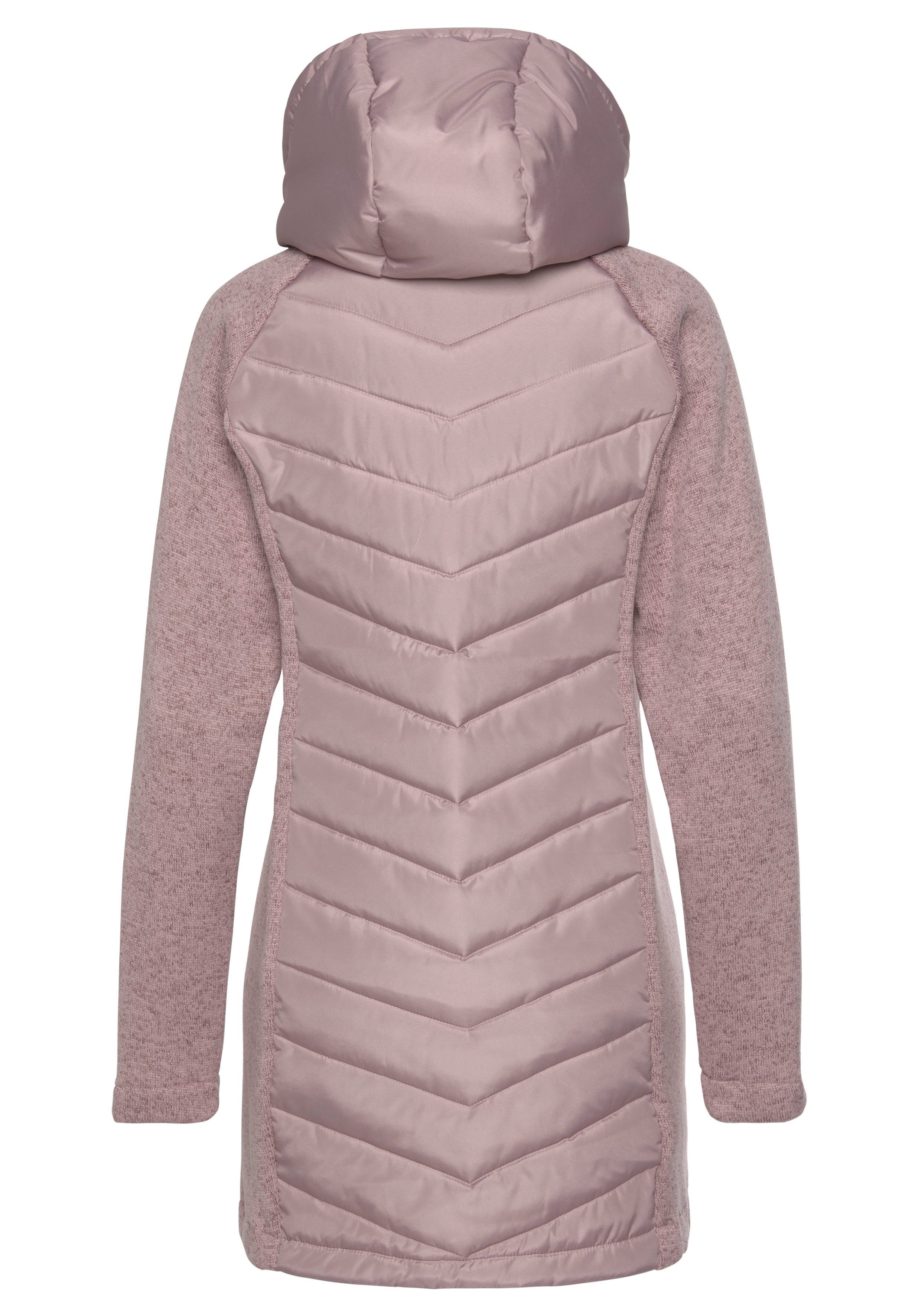Vivance Steppjacke mit Strickfleece-Ärmeln