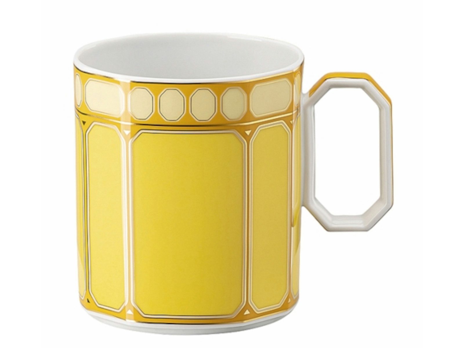 Swarovski Becher Signum Jonquil Becher mit Henkel 390 ml, Porzellan, Чашки