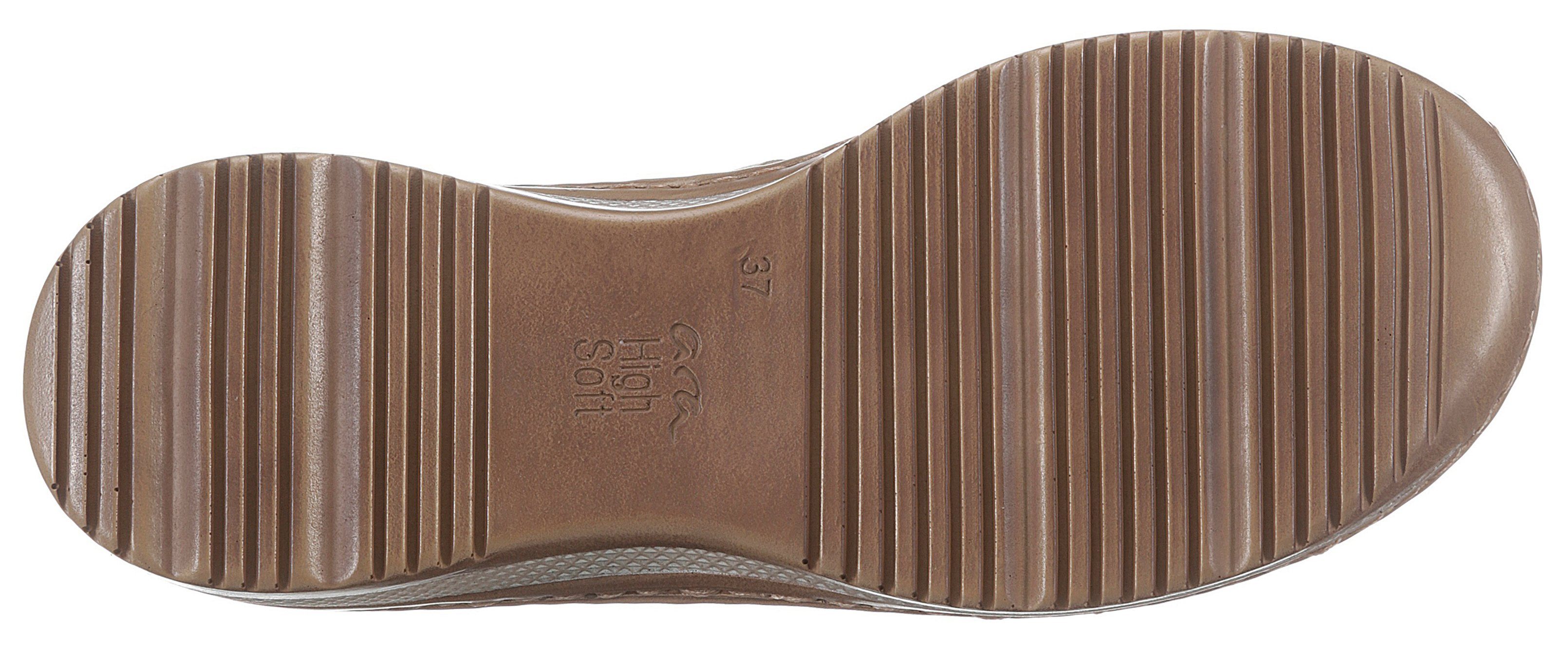 Ara HAWAII Pantolette, Keilabsatz, Sommerschuh, Schlupfschuh mit Schmuckelement