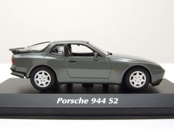 Maxichamps Modellauto Porsche 944 S 1989 grau metallic Modellauto 1:43 Maxichamps, Maßstab 1:43