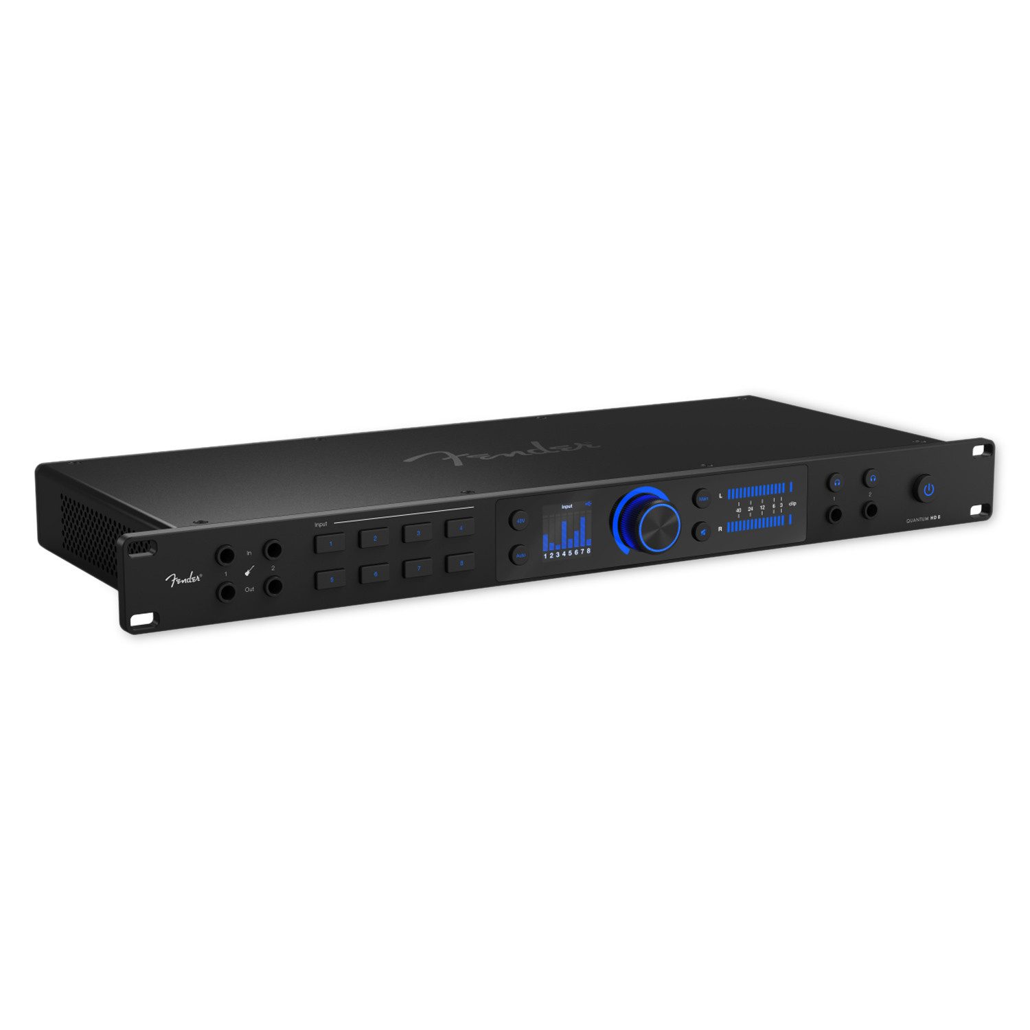 Fender Fender Audio-Interface Quantum HD 8 26-Kanal Digitales Aufnahmegerät (26x30 USB-C Audio-Interface für professionelle Mehrspuraufnahmen)