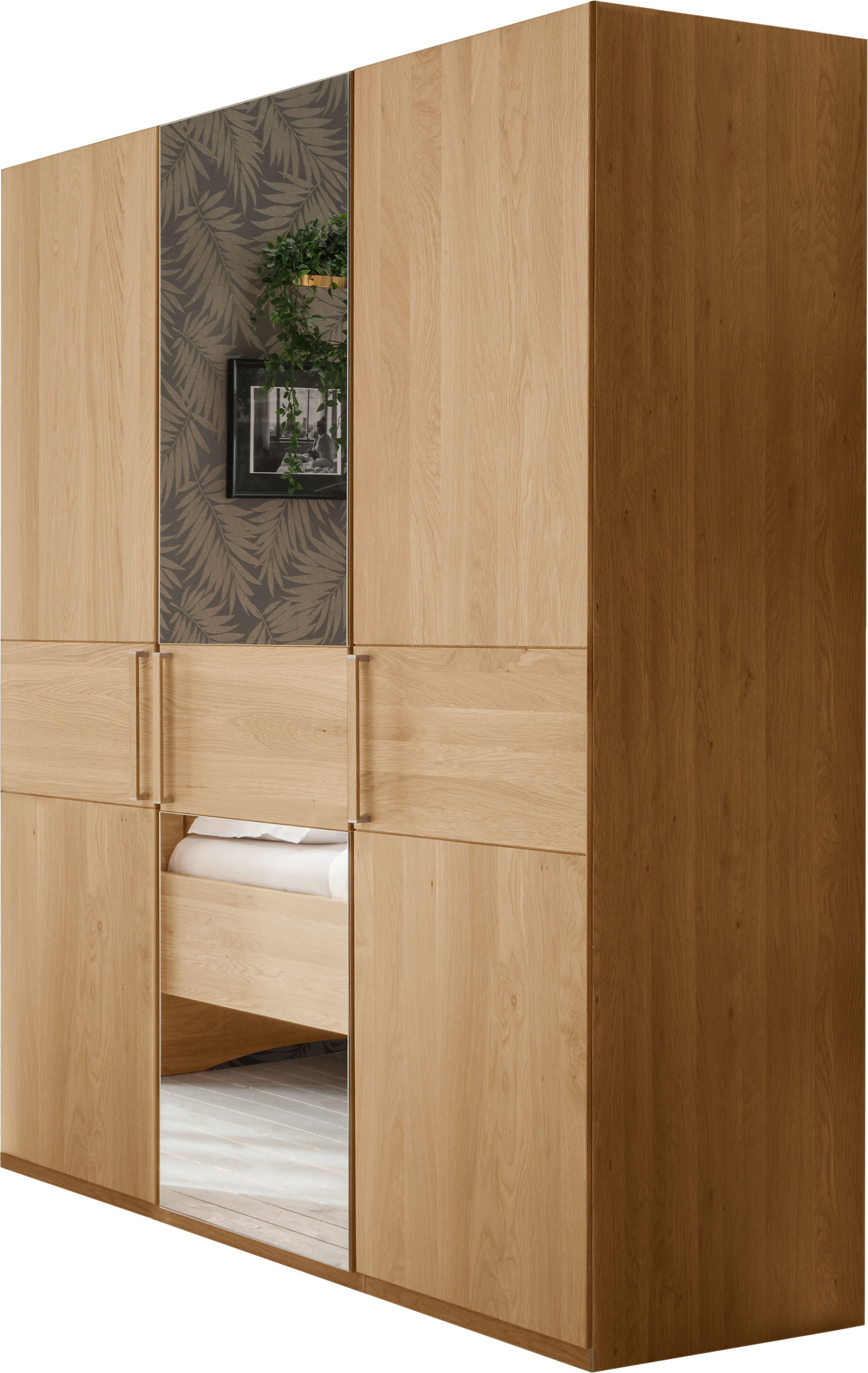 WIEMANN Kleiderschrank Kiruna mit Kristallspiegel