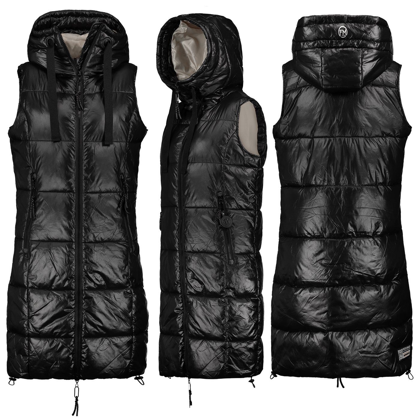 Fresh Made Steppweste Lange Stepp weste günstig online kaufen