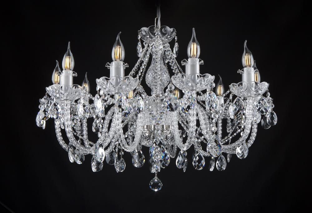 JVmoebel Kronleuchter Klassische Kristallleuchte in Bohemia-Design, Warmweiß, Made in Europa