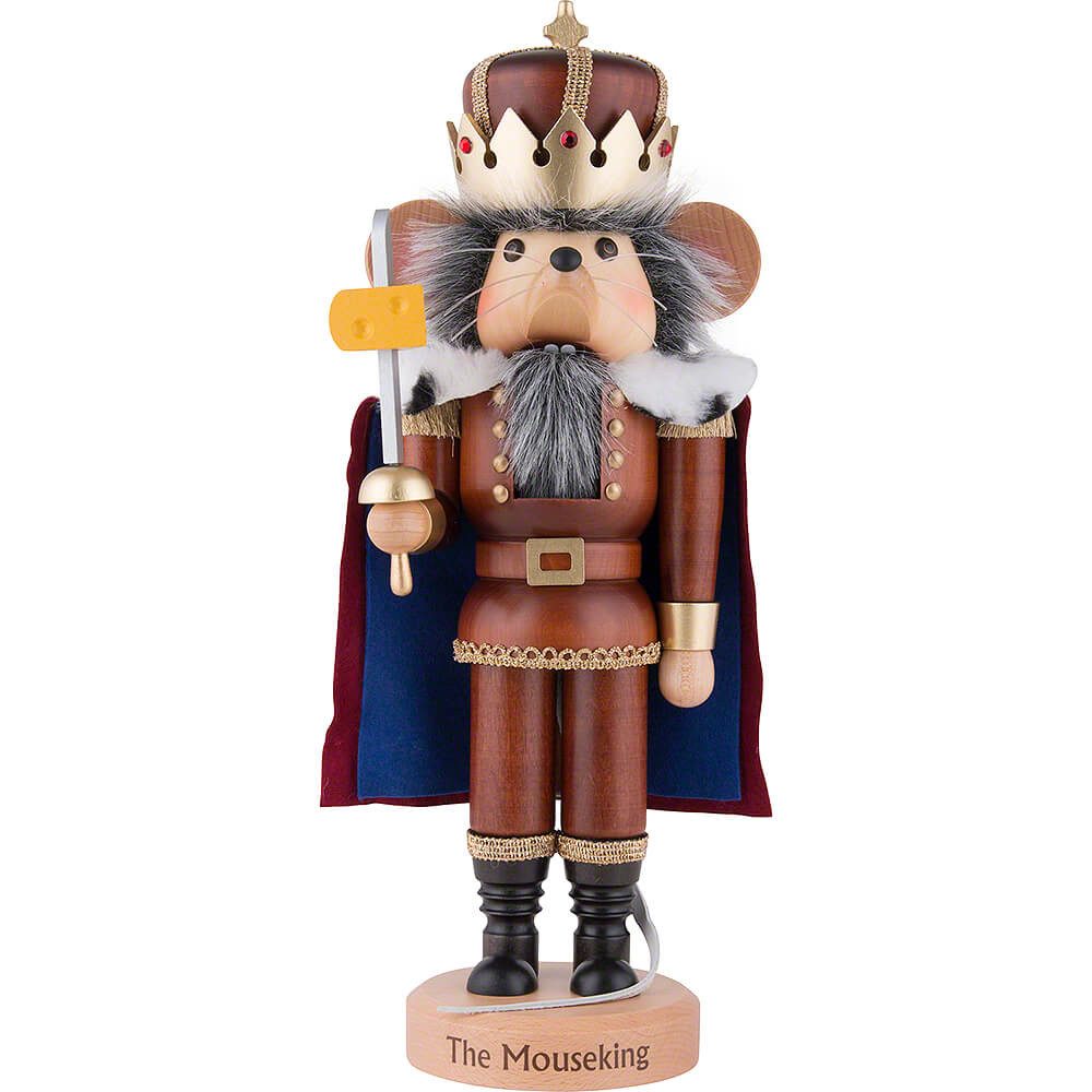 Christian Ulbricht Nussknacker Mäusekönig natur (40,0cm) Nussknacker von Christian Ulbricht