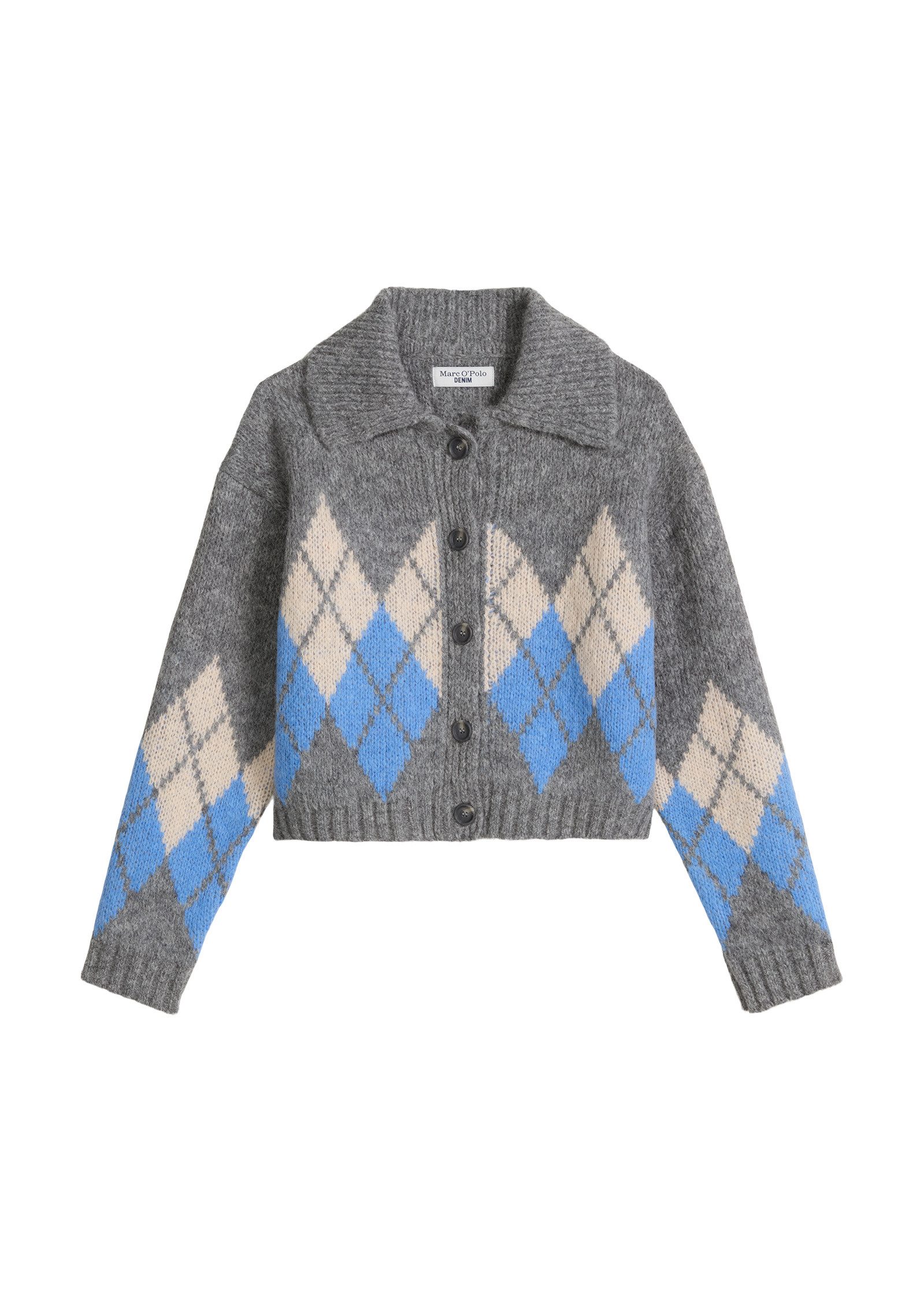Cardigan mit flauschiger Alpakawolle