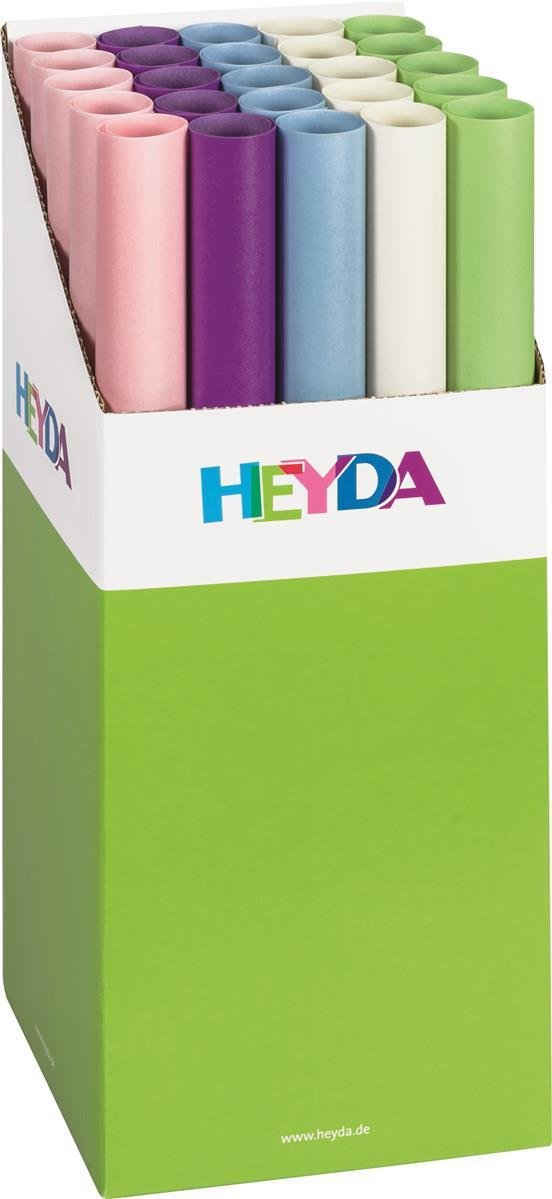 Heyda Druckerpapier Heyda 204879604 Transparentpapier-Rollen Rollen 50 x 70 cm, Display