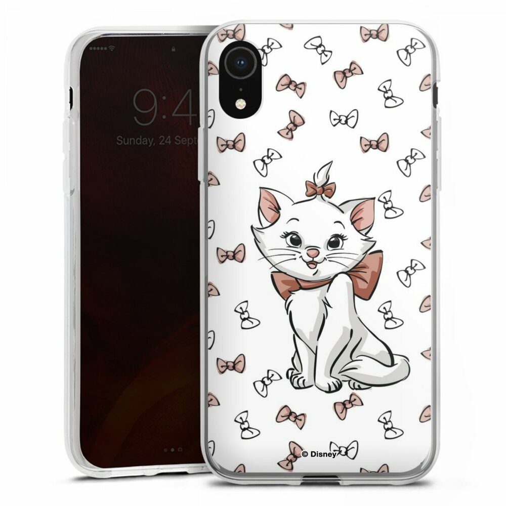 DeinDesign Handyhülle Aristocats Marie Disney Katze Marie Shy, Apple iPhone Xr Silikon Hülle Bumper Case Handy Schutzhülle