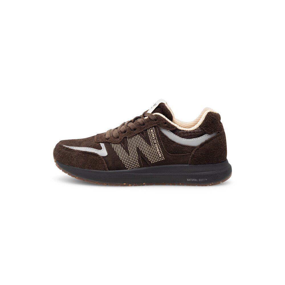 WODEN Woden - Rigmor Suede - Braun Schnürschuh