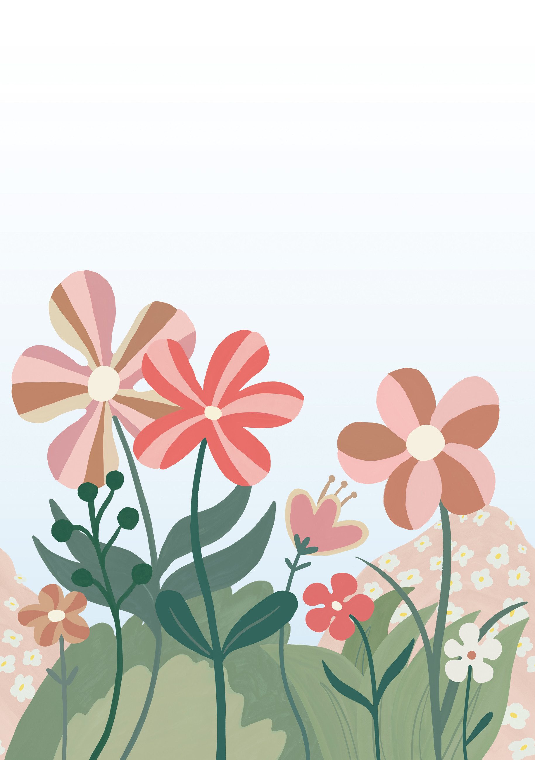 Fototapete Flower in Rosa, Roomblush - RB352