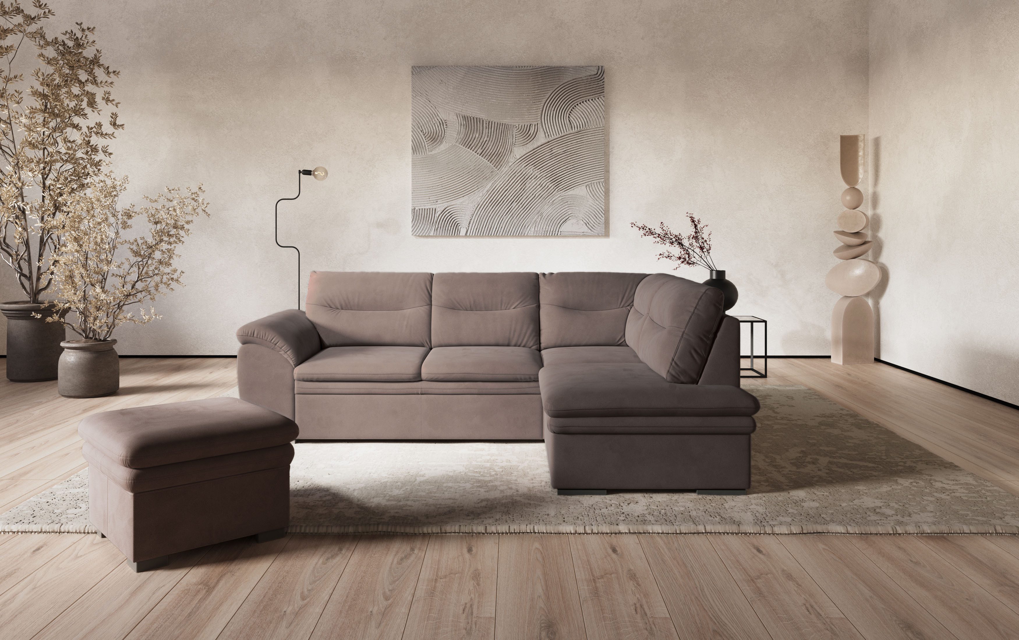 Ecksofa Leandra L-Form