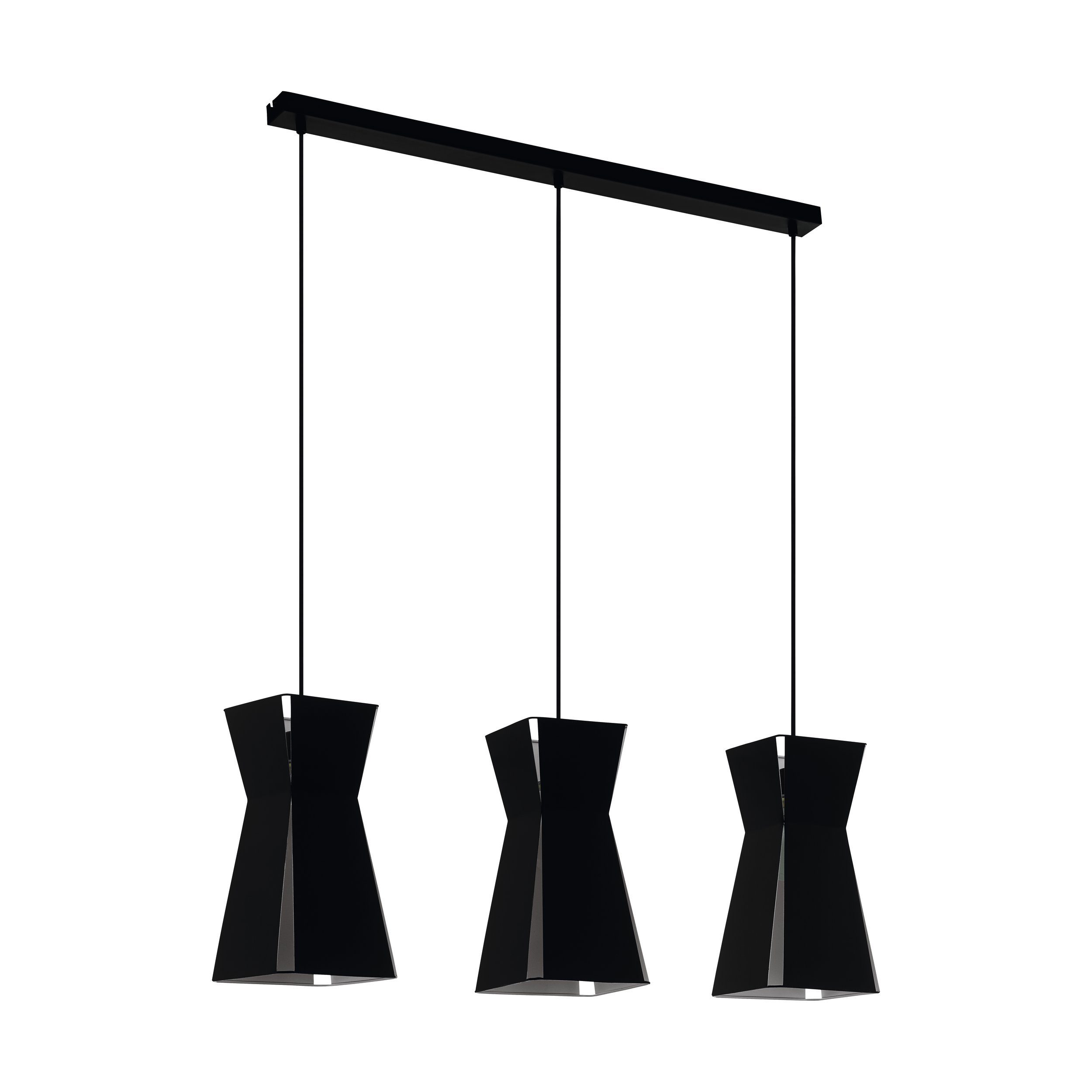 EGLO LED-Hängeleuchte Valecrosia, Leuchtmittel exklusive, Hängelampe, Hängeleuchte, Esstischlampe, Wohnzimmerlampe, E27, L 84 cm
