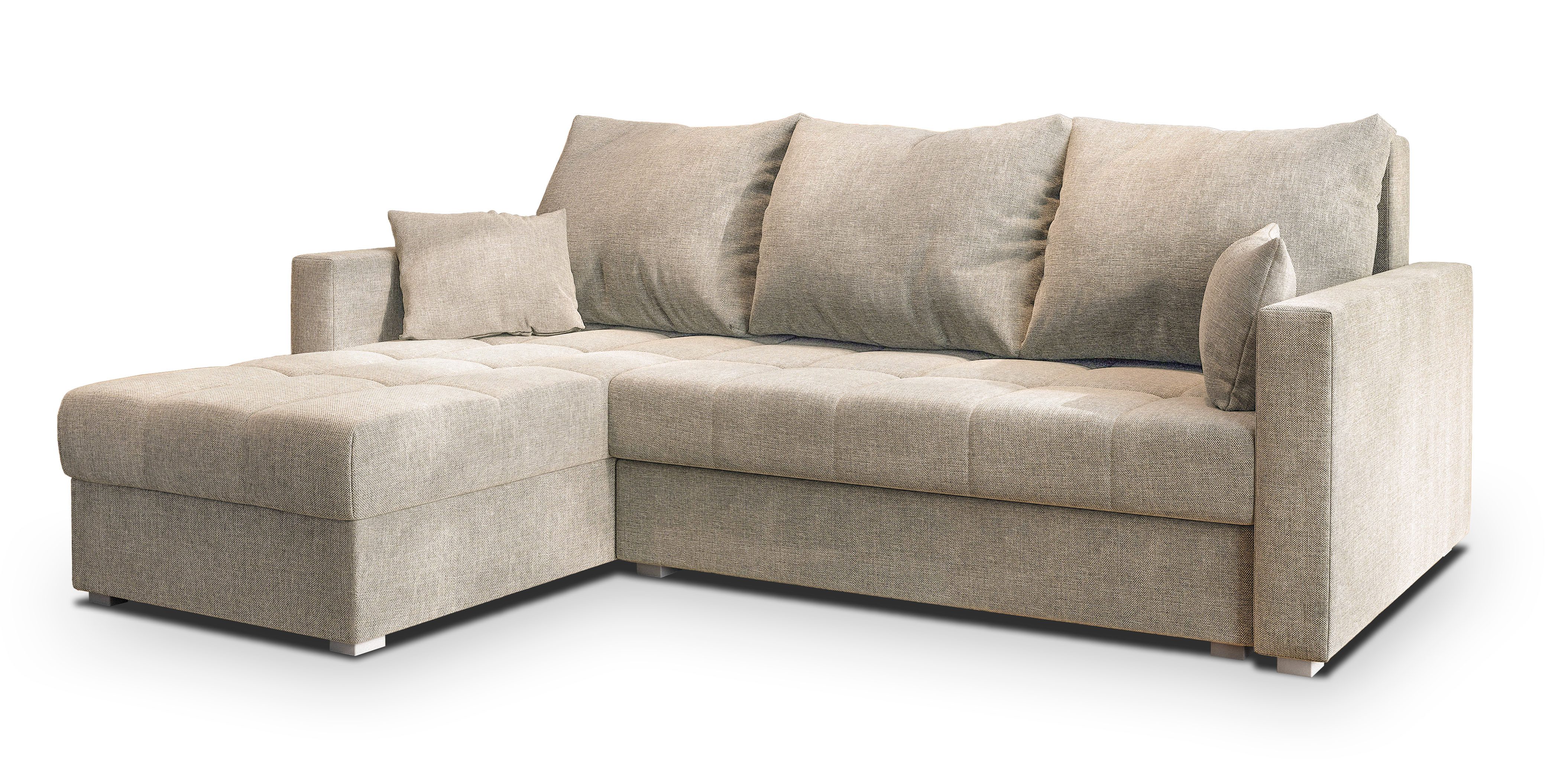 Masseno Ecksofa NIDA mit Schlaffunktion L-Form, günstig online kaufen