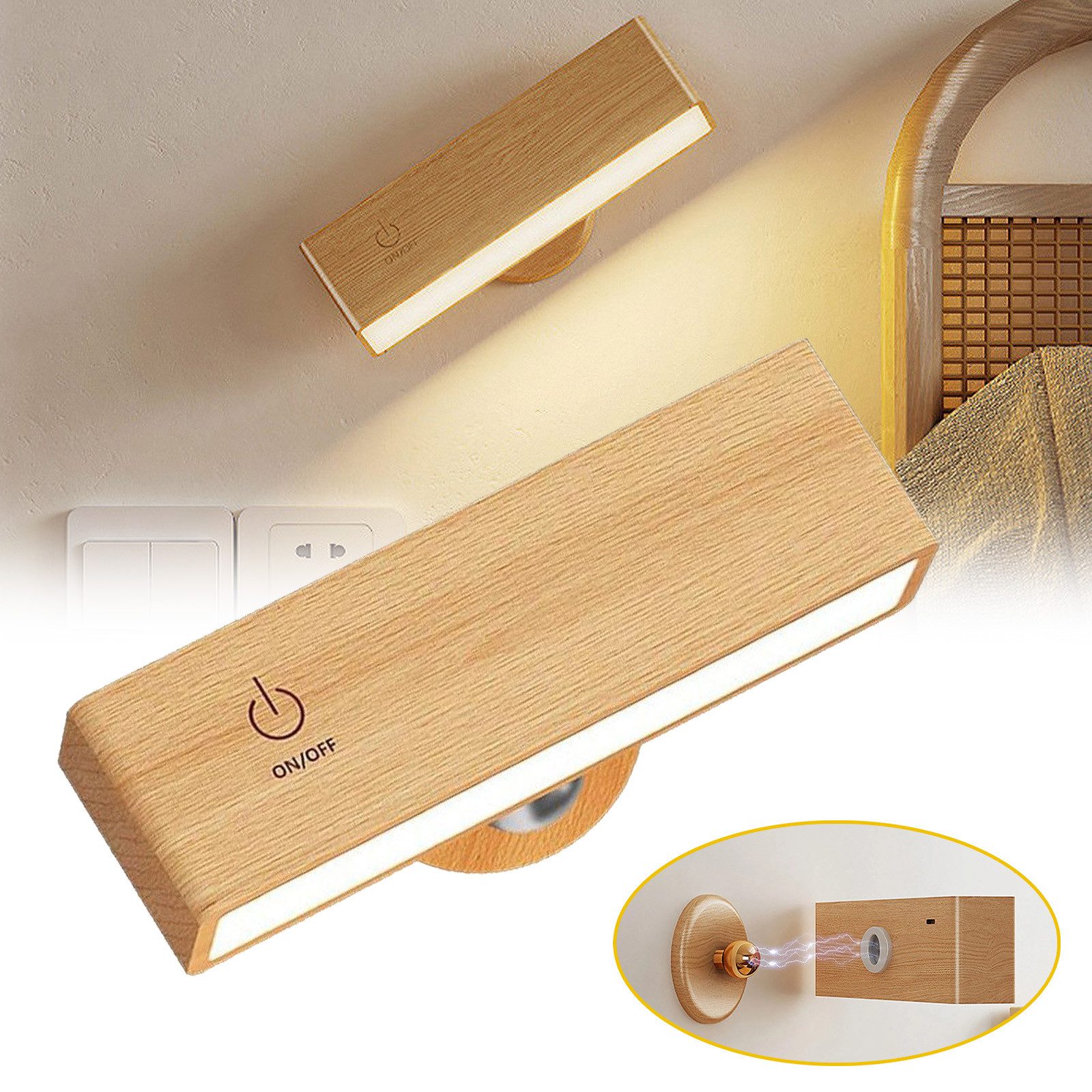 BlingBin LED Wandleuchte Innen Wandlampe, Touch günstig online kaufen