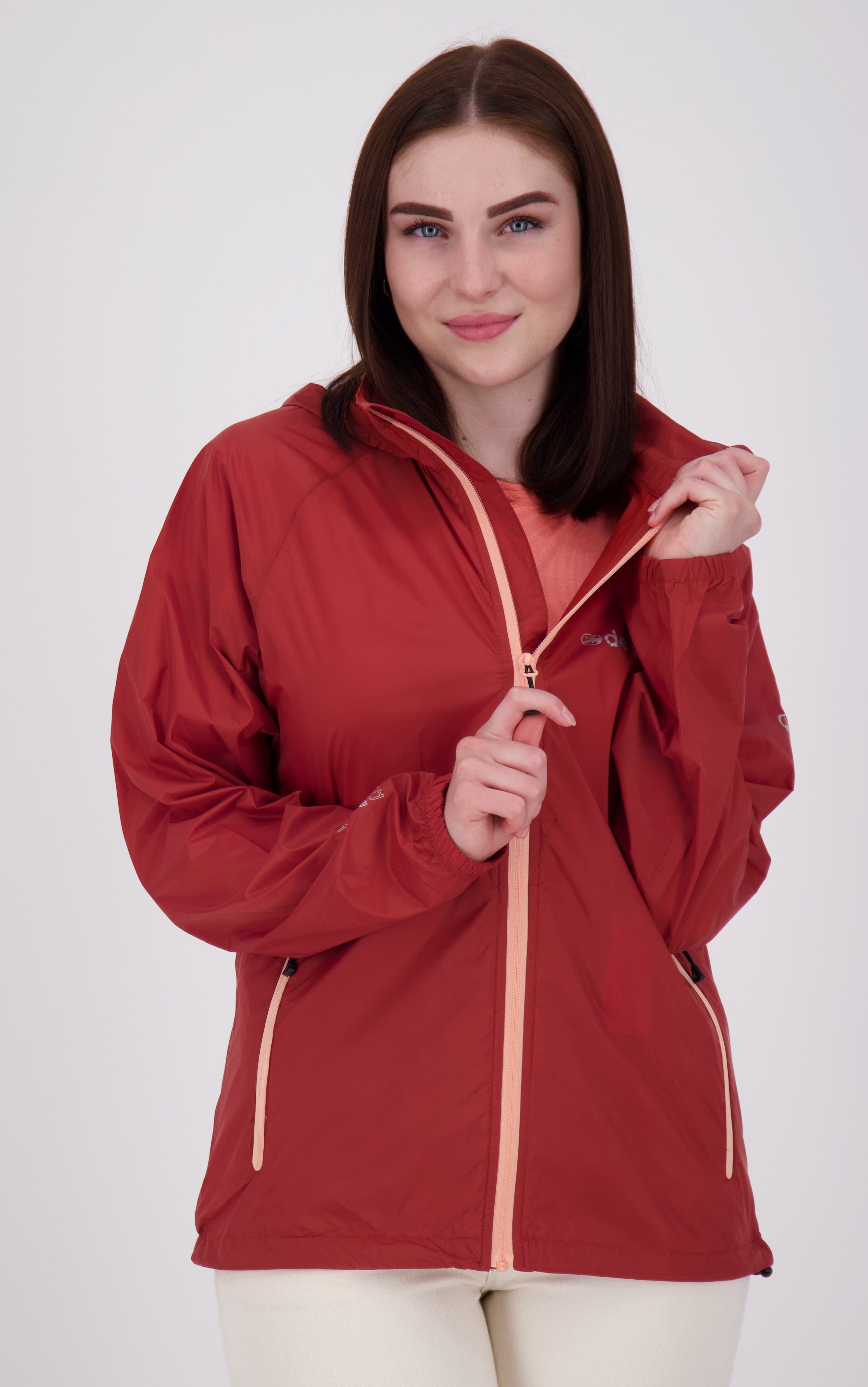 DEPROC Active Regenjacke mitgelieferter Größen Packbeutel WOMEN in ROBSON II CS erhältlich, großen ketchup auch