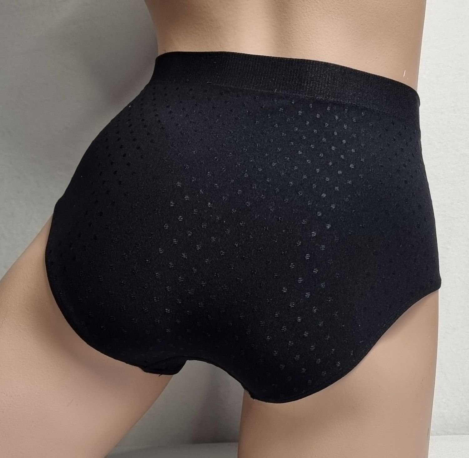 Dekker Taillenslip Damen Hüftslip Seamless 3er Pack ohne Nähte super elastisch (Packung, 3er - Pack) Satinpünktcken