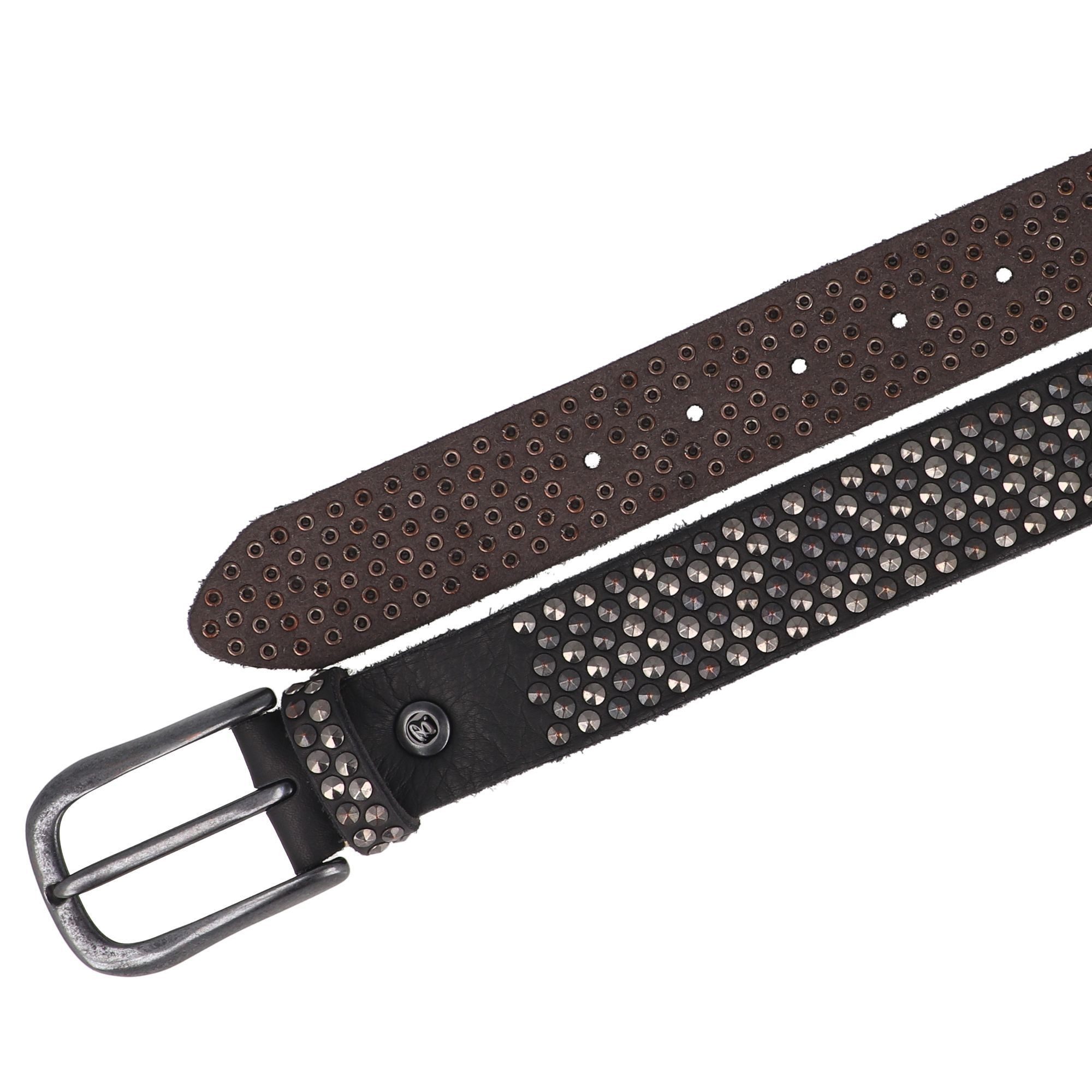 b.belt Ledergürtel Dornschließe