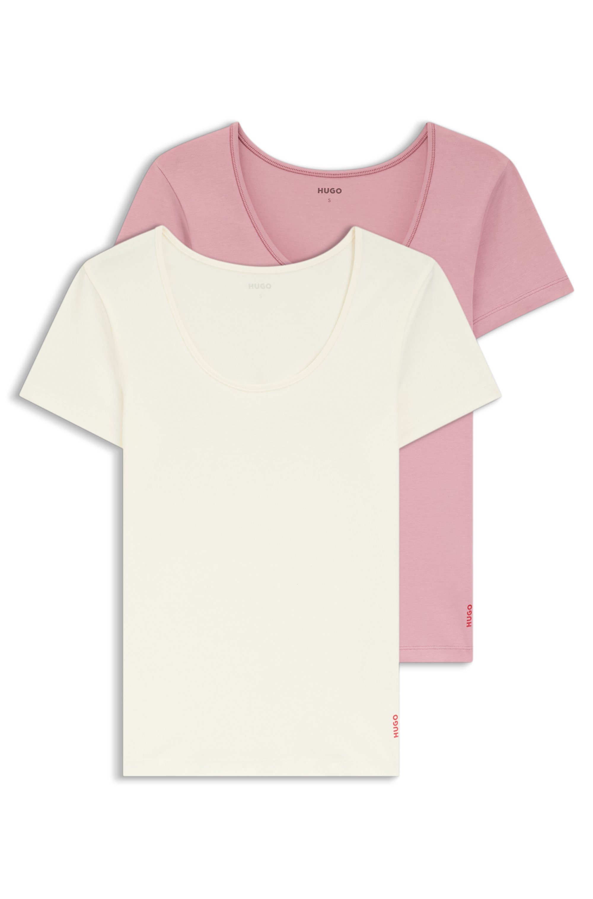 HUGO T-Shirt (2-tlg) regular fit, Rundhals günstig online kaufen