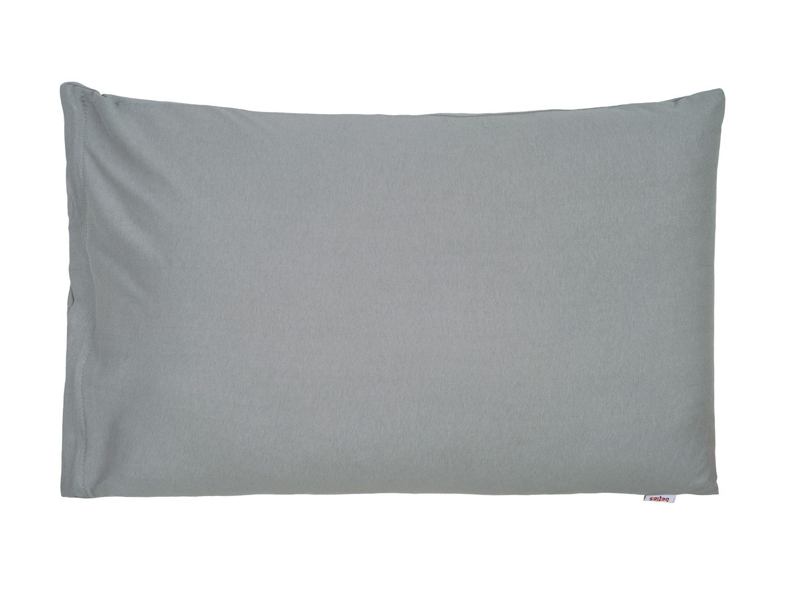beties Kissenbezüge BasicSoft, (1 Stück), ca. 40x60 cm Jersey 100% Baumwolle (silber-grau)