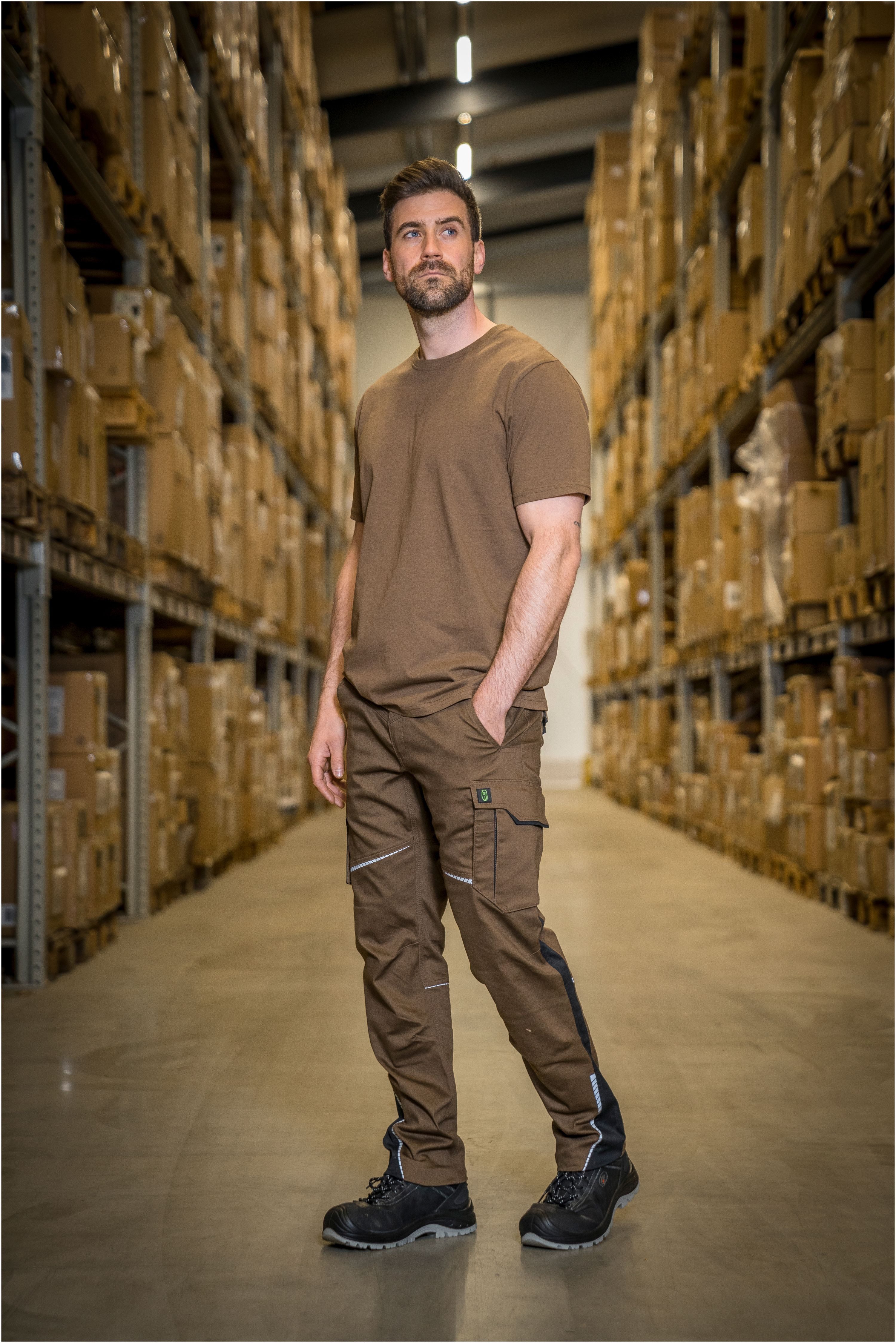 Leibwächter T-Shirt Rundhals T-Shirt Arbeitsshirt Workwear Berufskleidung auch Übergrößen antibakterielle-, Antigeruch- und Antipilling-Ausrüstung – Bild 2 von 4