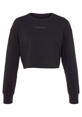 Calvin Klein Sport Langarmshirt PW - LS Top (Cropped) mit Rundhalsausschnitt