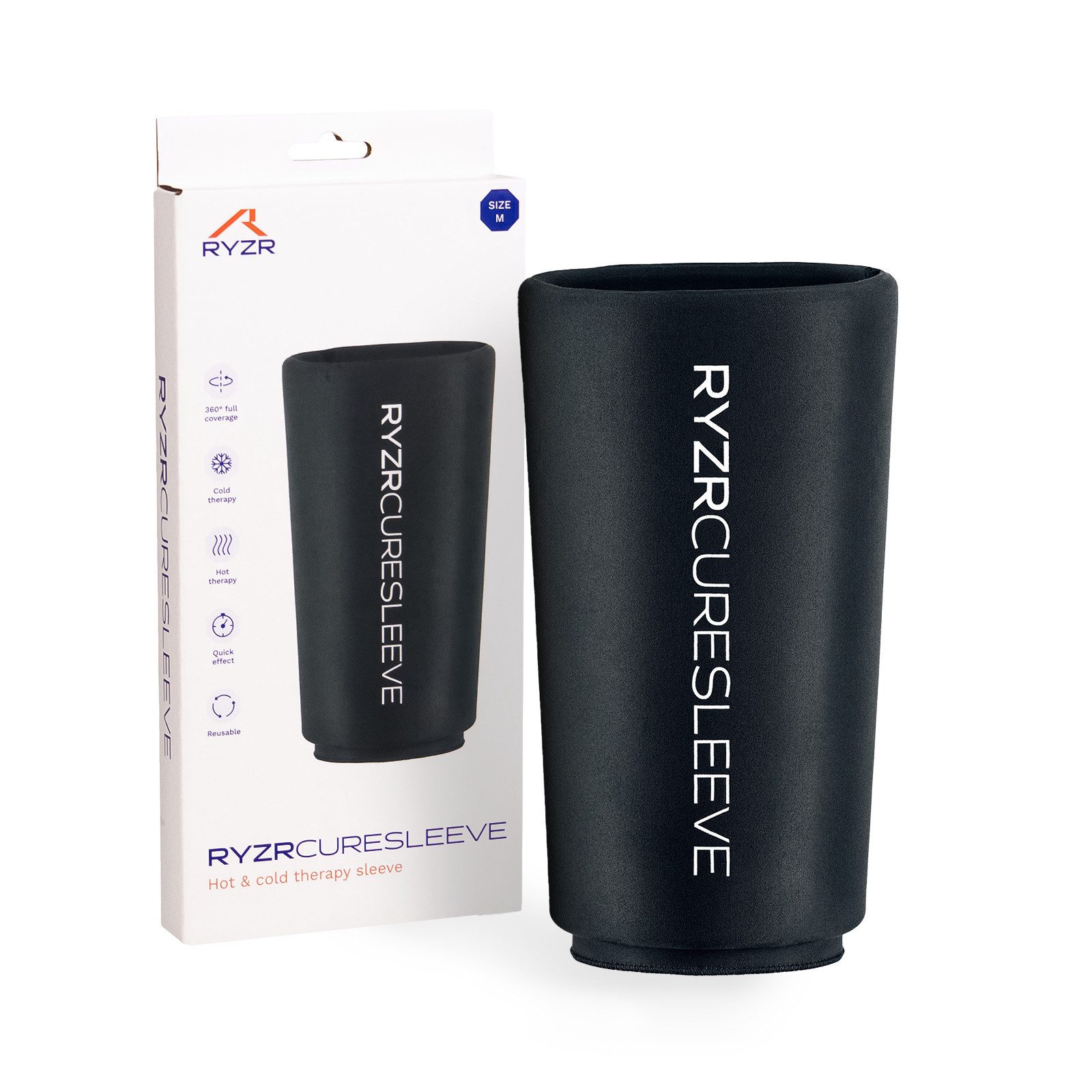 RYZR Bandage RYZR Curesleeve - Thermobandage zur Regeneration & Schmerzlinderung, aus dem Profisport entwickelt