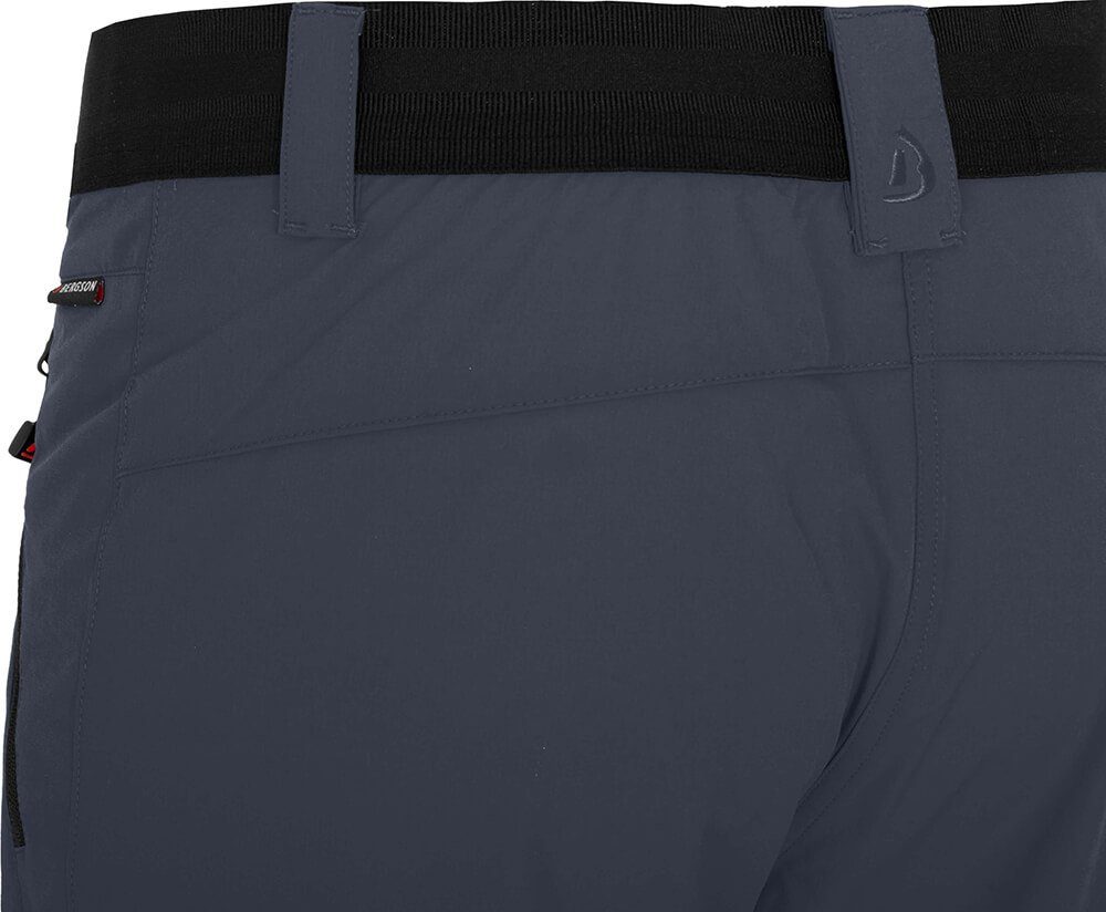 Bergson Outdoorhose VIDAA COMFORT Damen Wanderhose, leicht, elastisch, Normalgrößen, grau/blau