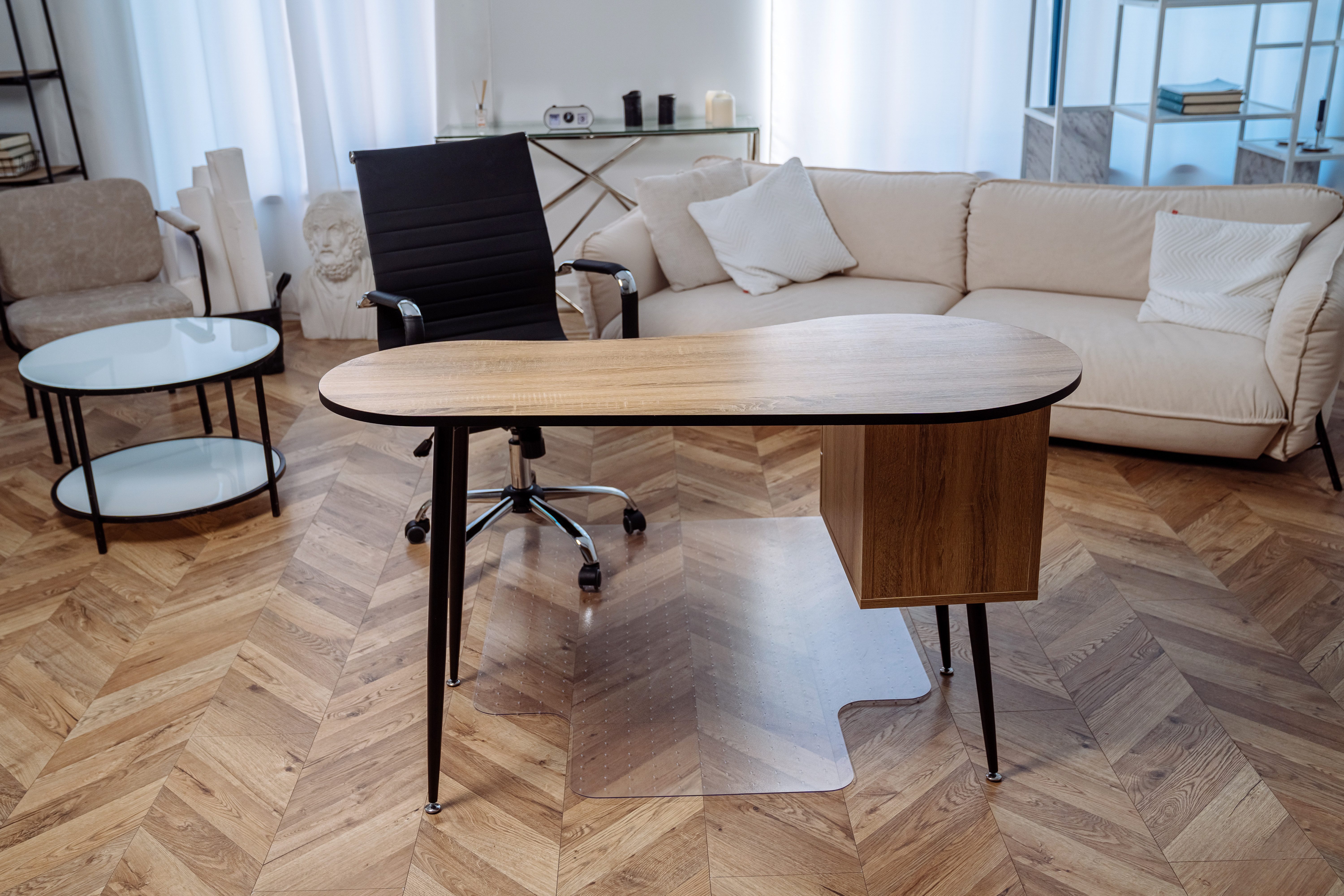 LP projekt Bodenschutzmatte Transparent – Kratzfest & Rutschfest für Bürost günstig online kaufen