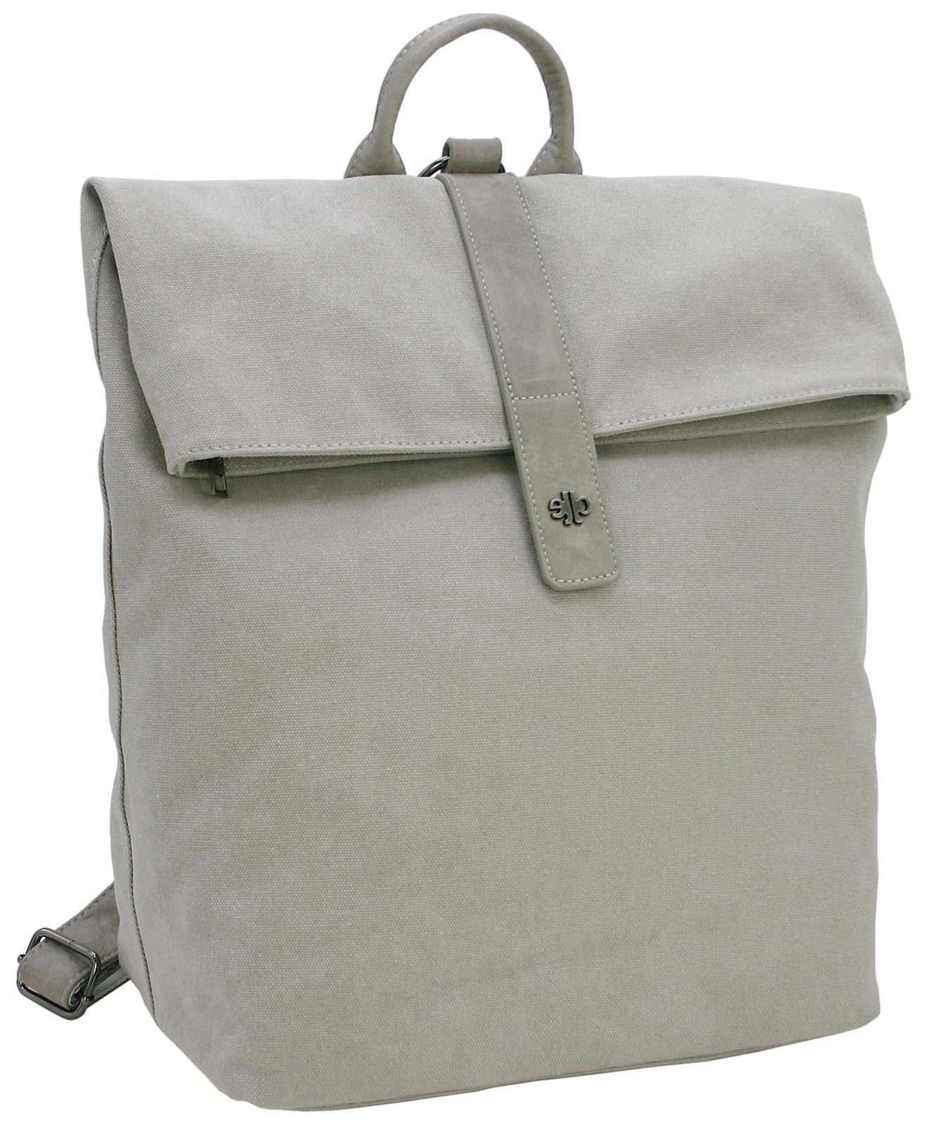 J JONES JENNIFER JONES Daypack - Casual Damen Rucksack aus Canvas - mit Tabletfach - 15 Liter