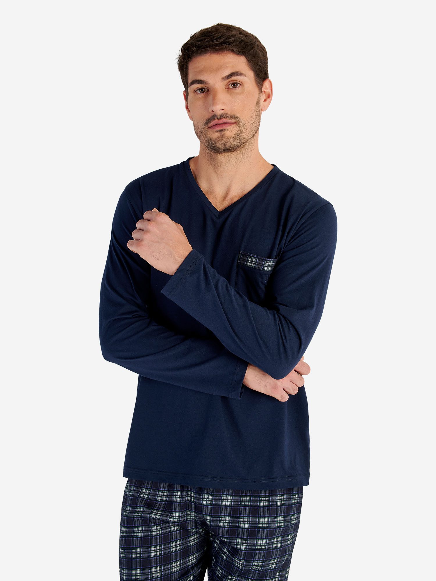 Hom Pyjama Sid (2 tlg) Schlafanzug, Pyjama Set, Nachtwäsche