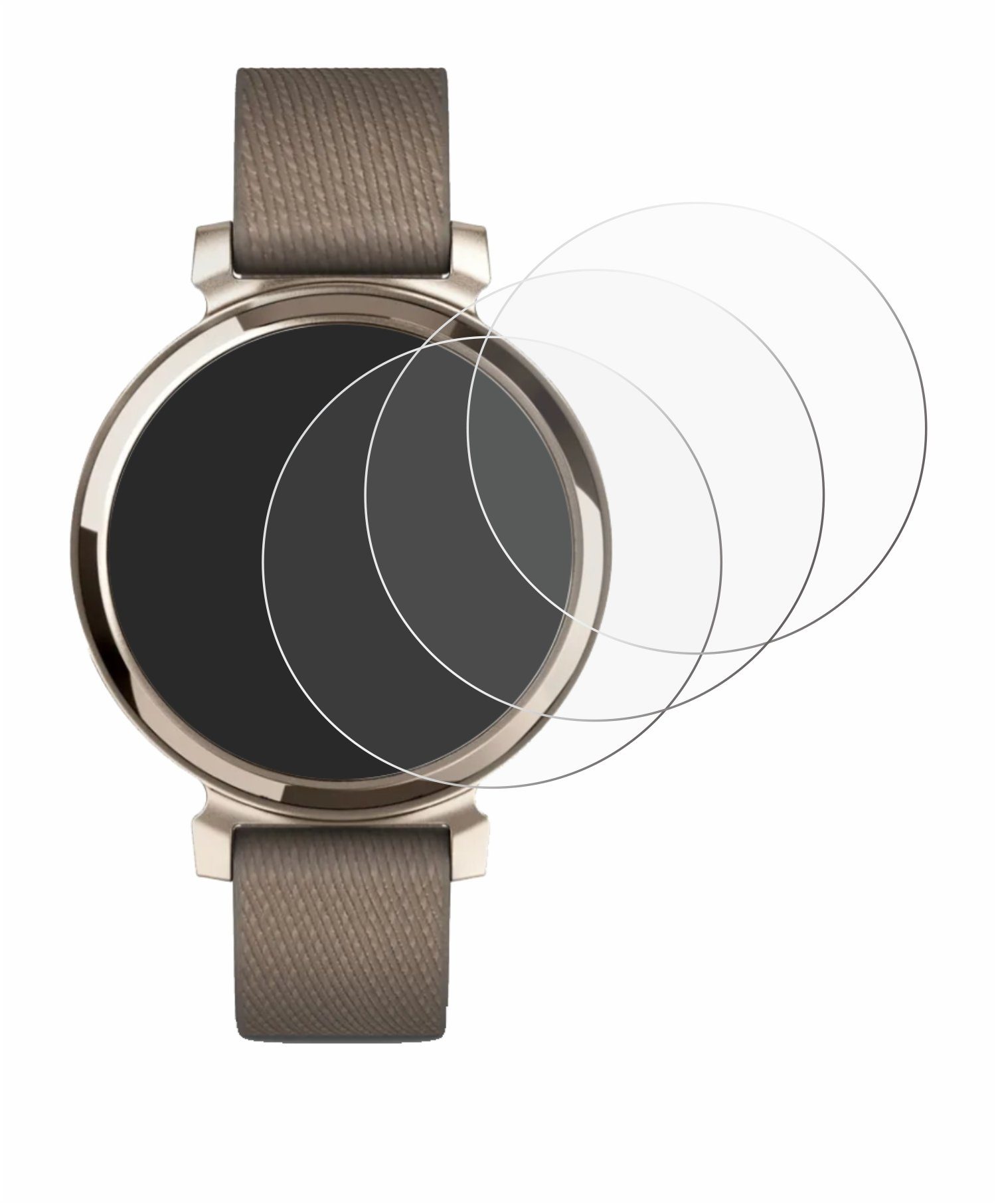 Savvies Displayschutzfolie Schutzfolie für Garmin Lily 2, 6 Stück, Displayschutz Schutz Folie Klar Transparent