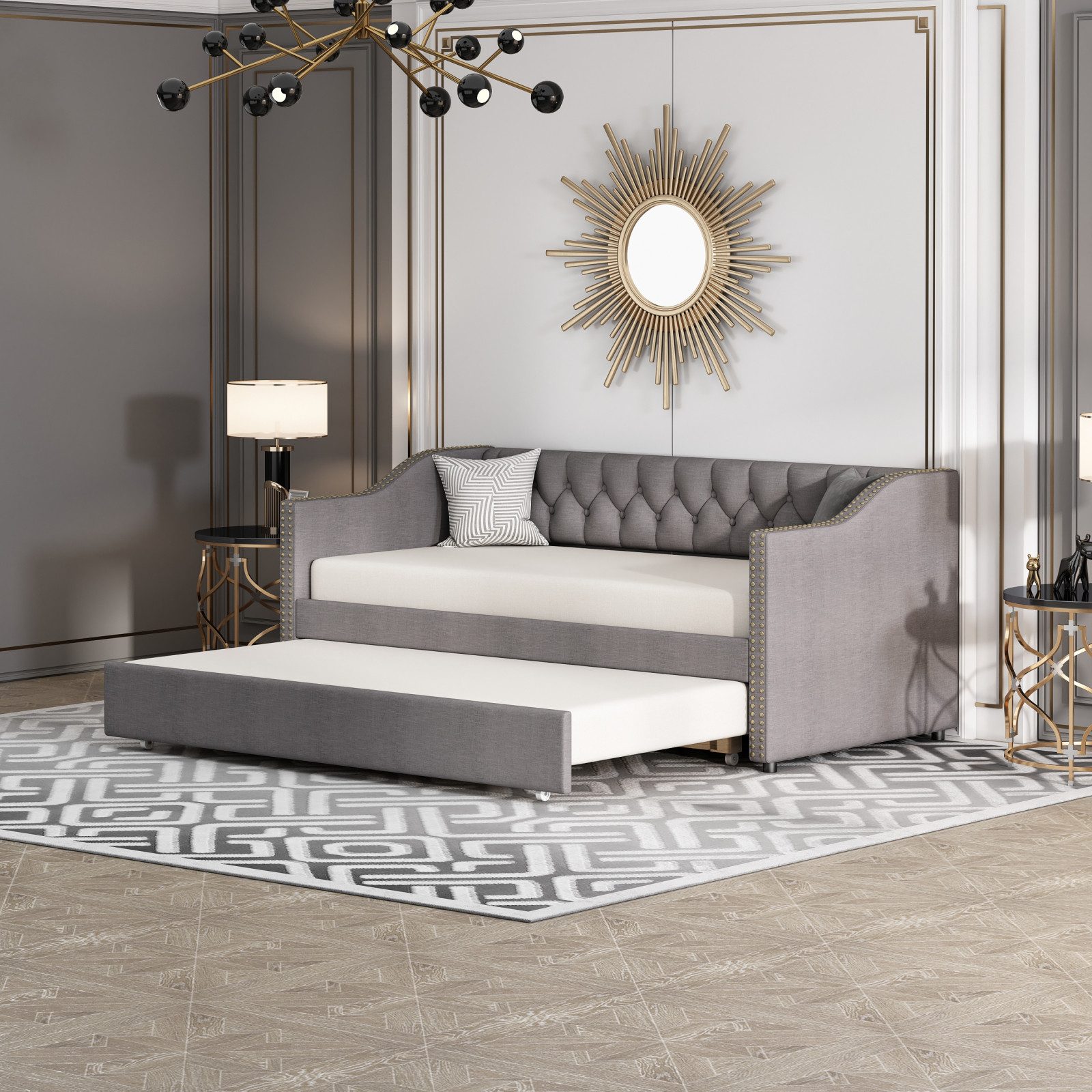 Furnishings Home Polsterbett Daybett Tagesbett Ausziehbett günstig online kaufen