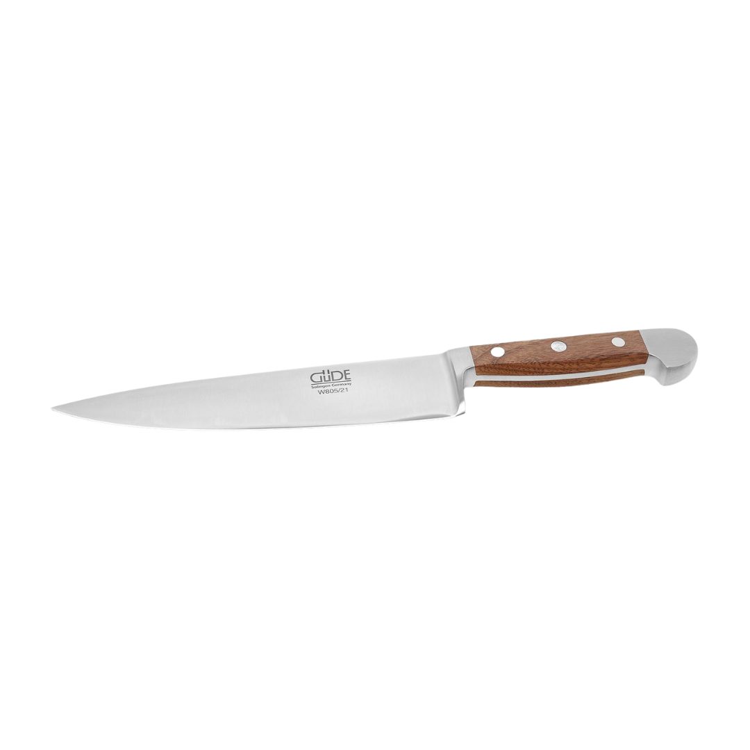 Güde Messer Solingen Kochmesser Kochmesser 21 cm Alpha Walnuss