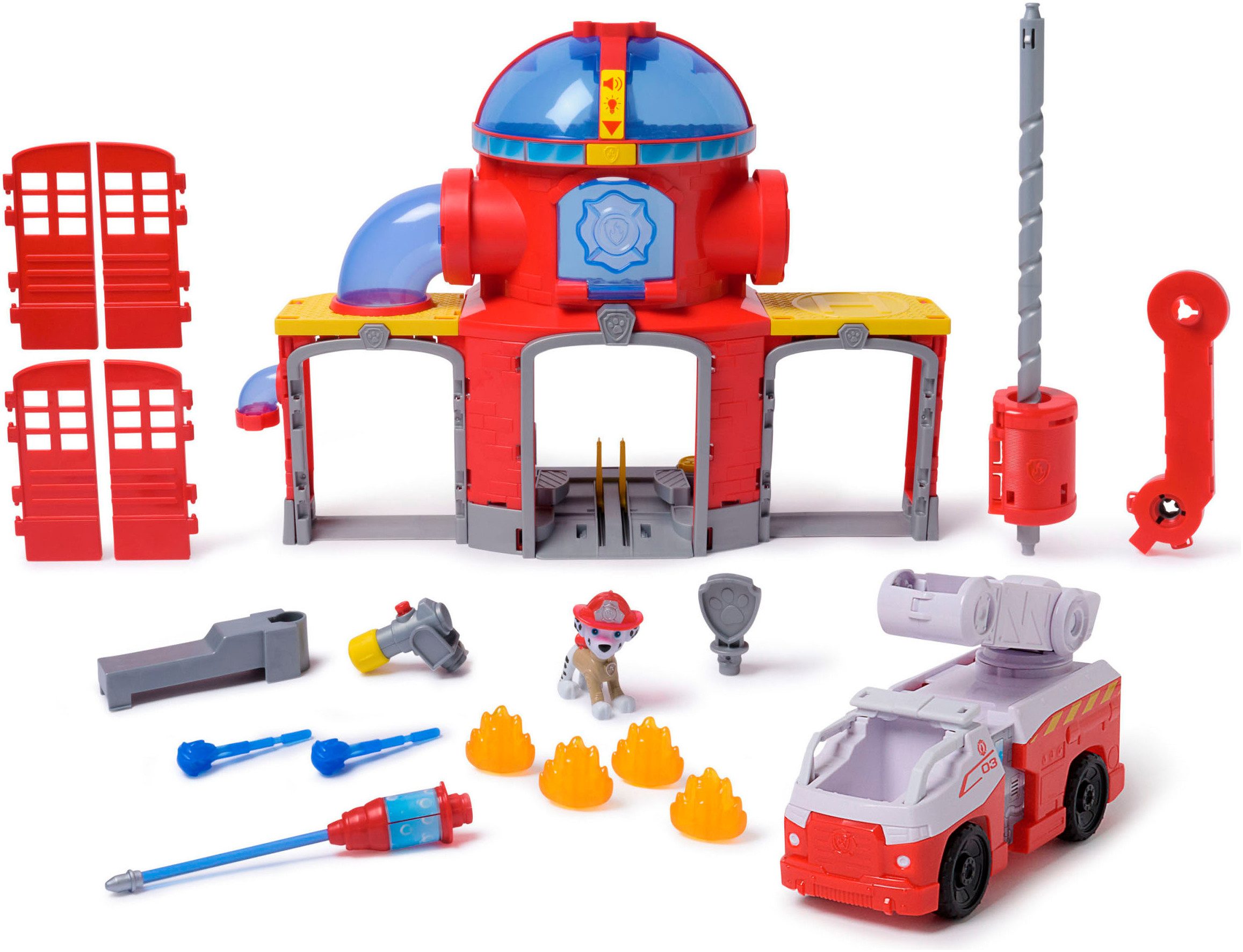 Spin Master Spiel-Feuerwehrwache PAW Patrol Fire Rescue - Feuerwehr-Station günstig online kaufen