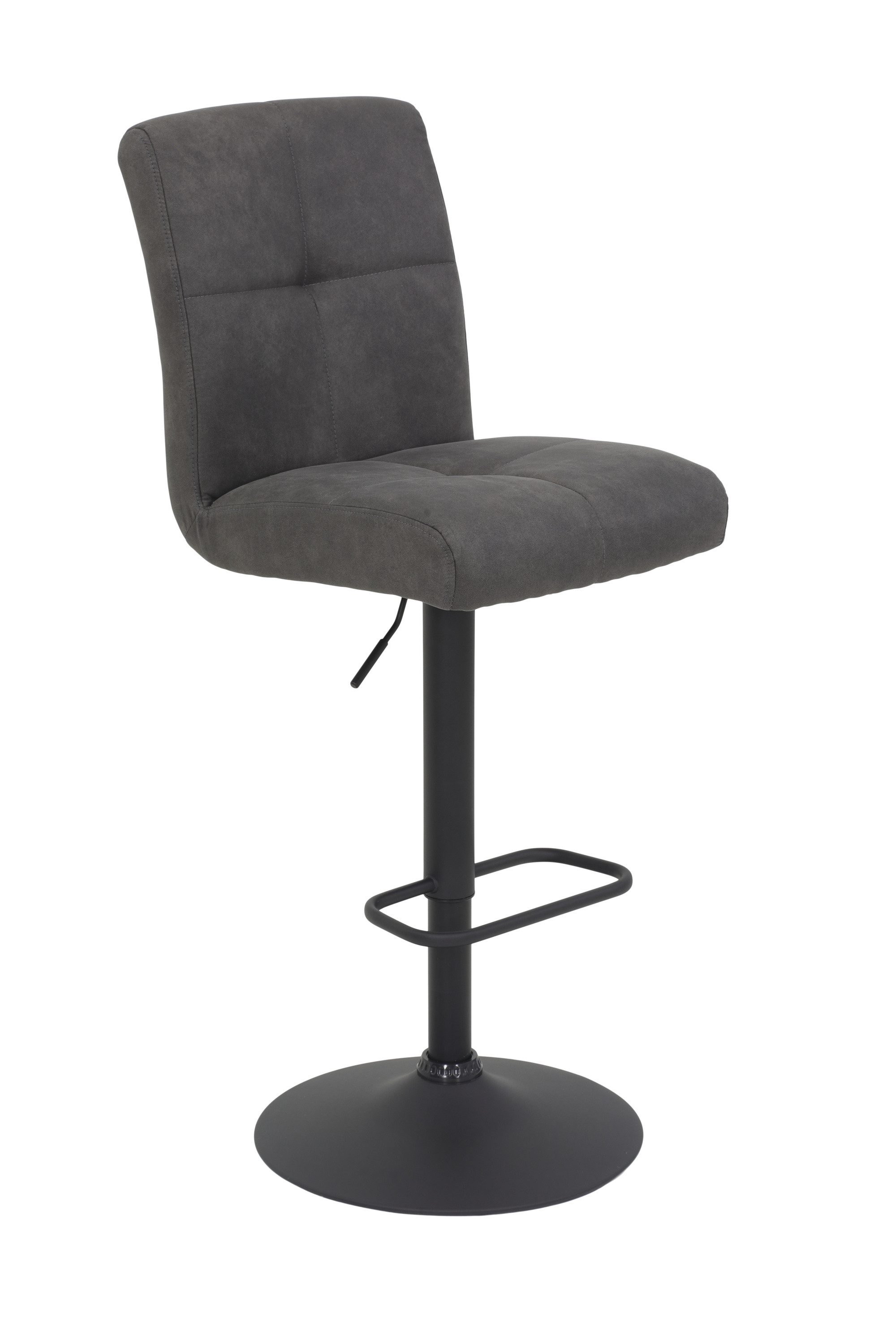 HARPER Barhocker Barhocker HARPER HIDALGO BHT 44x102x59 cm grau Barstuhl Tresenstuhl
