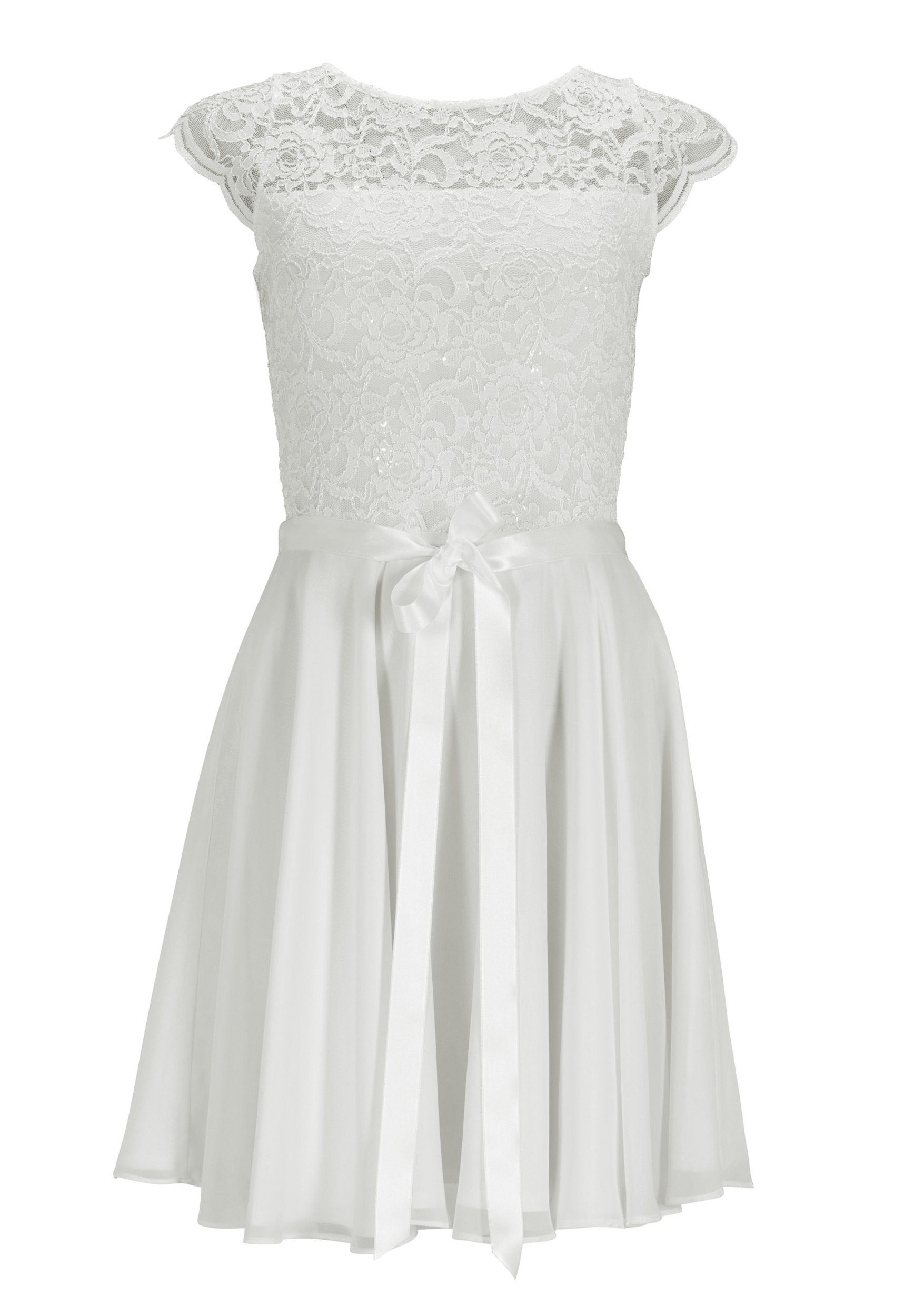 SWING Abendkleid Cocktailkleid aus Spitze und Chiffon