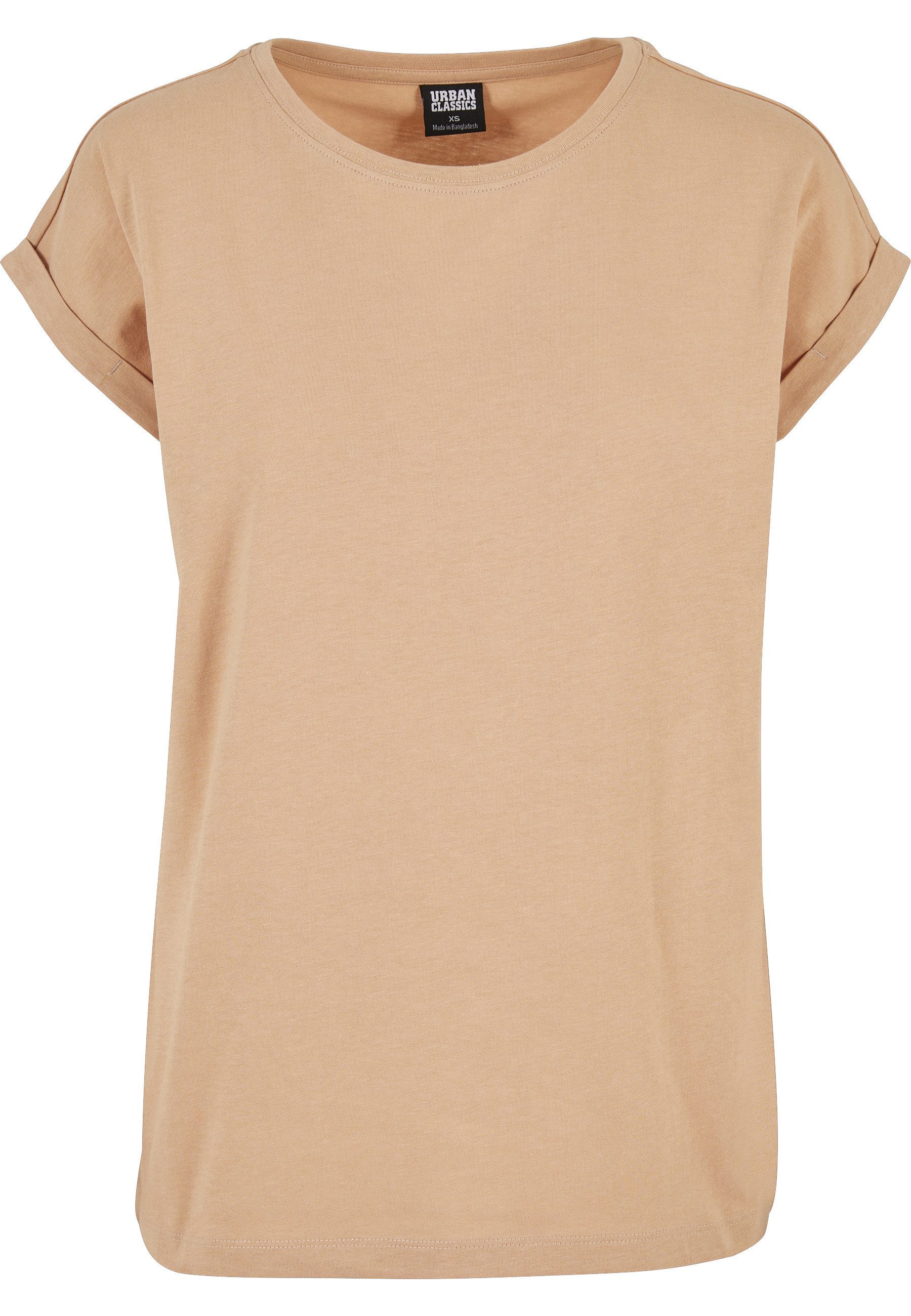 URBAN CLASSICS Kurzarmshirt Urban Classics Damen Ladies Extended Shoulder Tee (1-tlg)