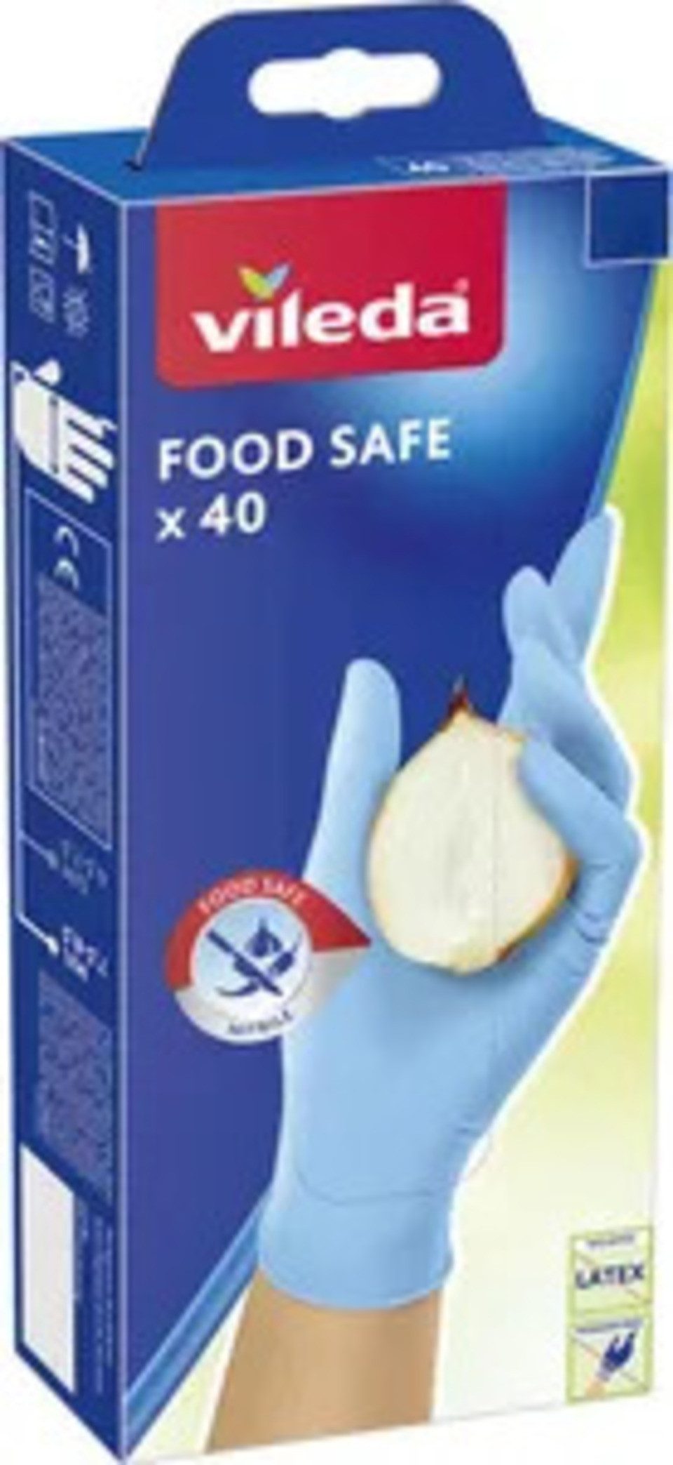 Vileda Einweghandschuhe Lebensmittelsichere Handschuhe Einweg S/M 40 Stück (1-St)