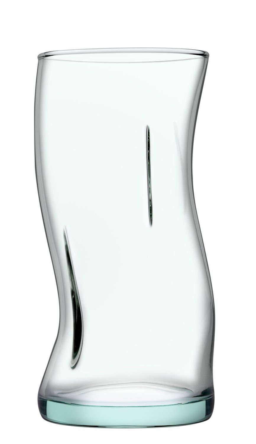 WAS Cocktailglas Longdrinkgläser, Trinkgläser 4er-Set - Amorf, 440 ml