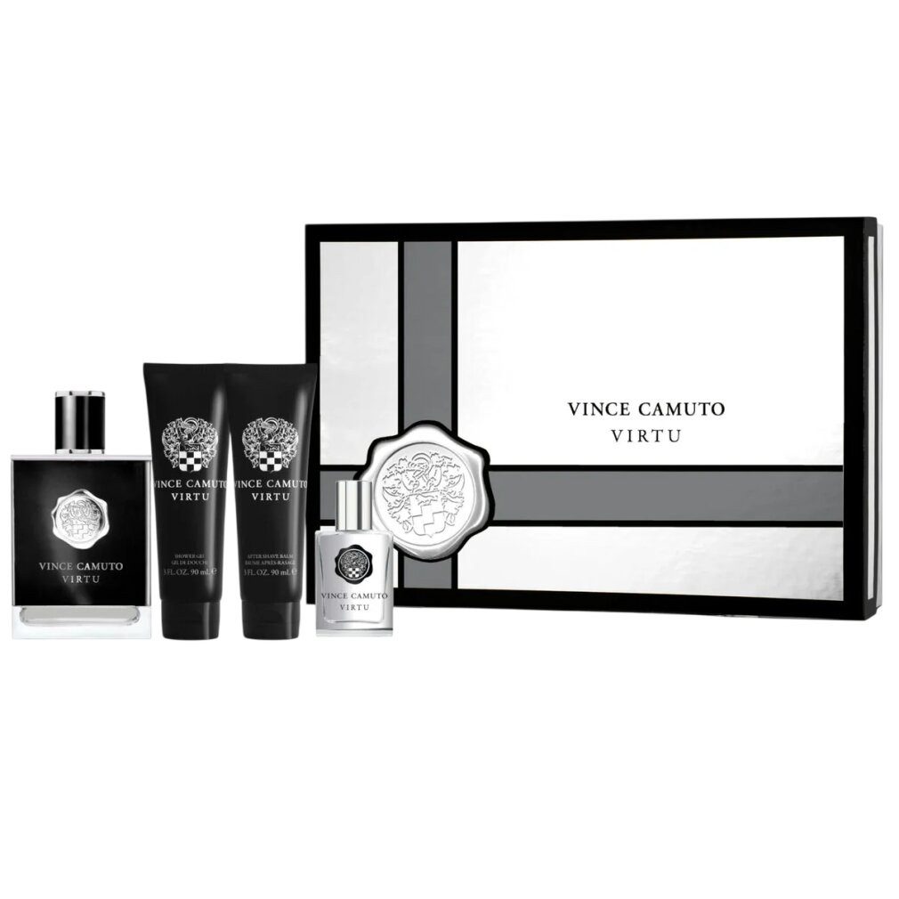 Vince Camuto Eau de Toilette Virtu Gift Set EDT + EDT + Aftershave Balm + Shower Gel