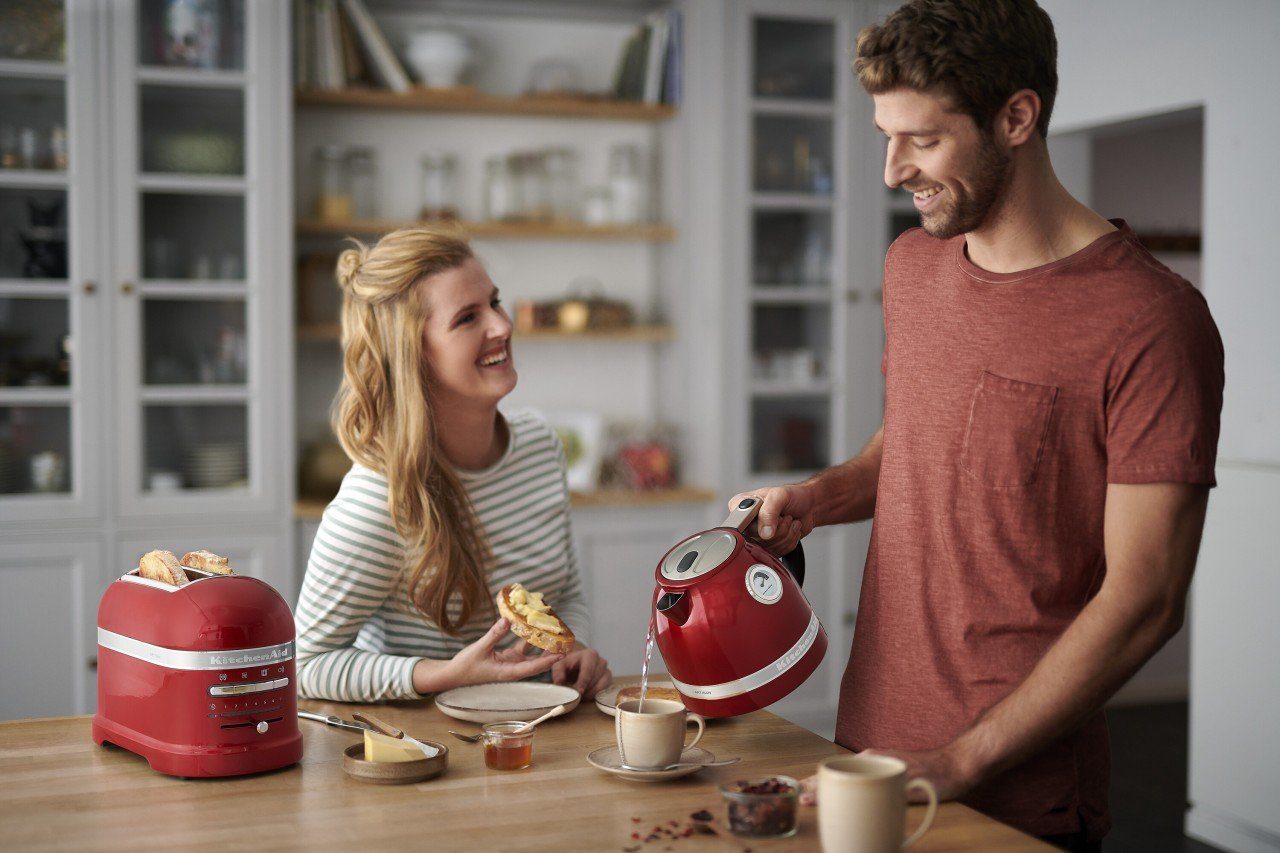 KitchenAid Toaster KitchenAid Paket 1, Toaster + Brötchenaufsatz Artisan 5KMT2204