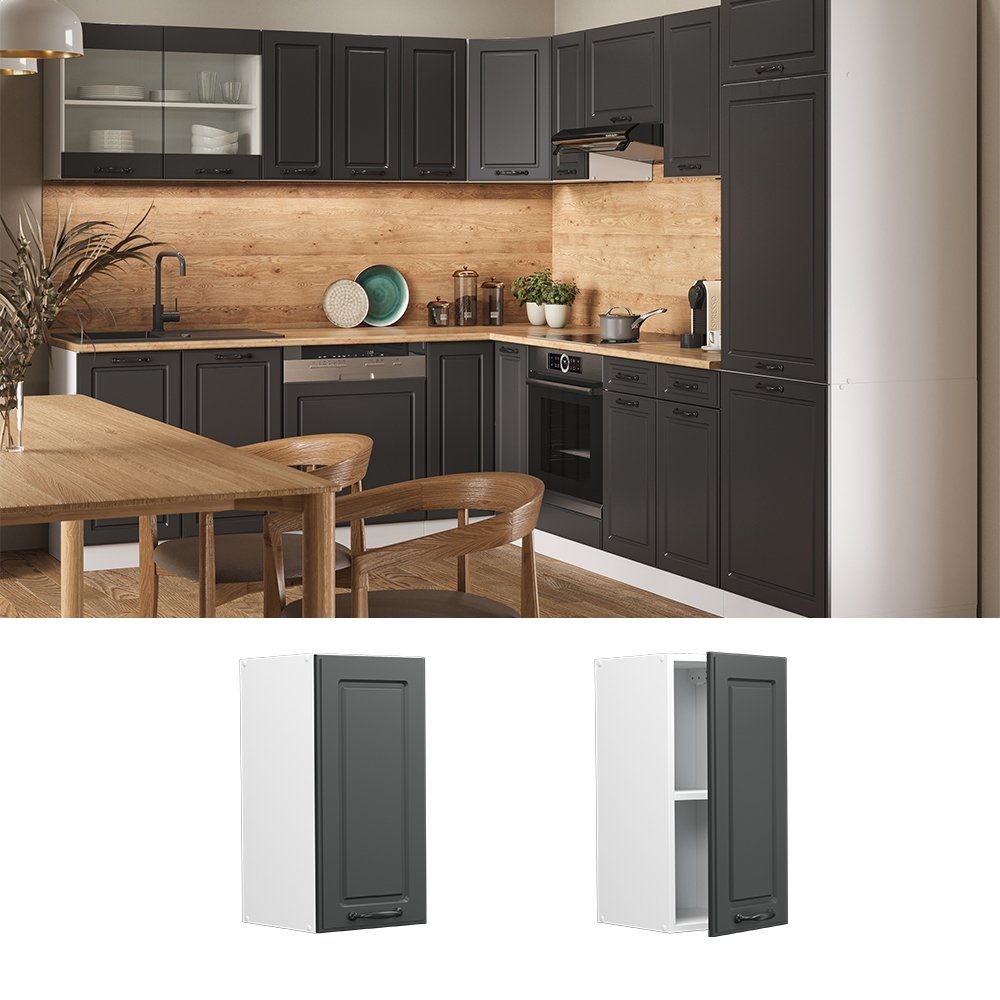 Vicco Hängeschrank R-Line, Anthrazit Landhaus/Weiß, 30 günstig online kaufen