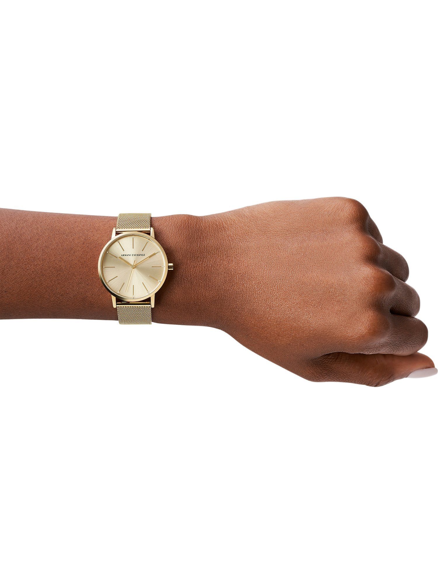 ARMANI EXCHANGE Quarzuhr Armani Exchange Damen-Uhren Analog Quarz – Bild 4 von 4